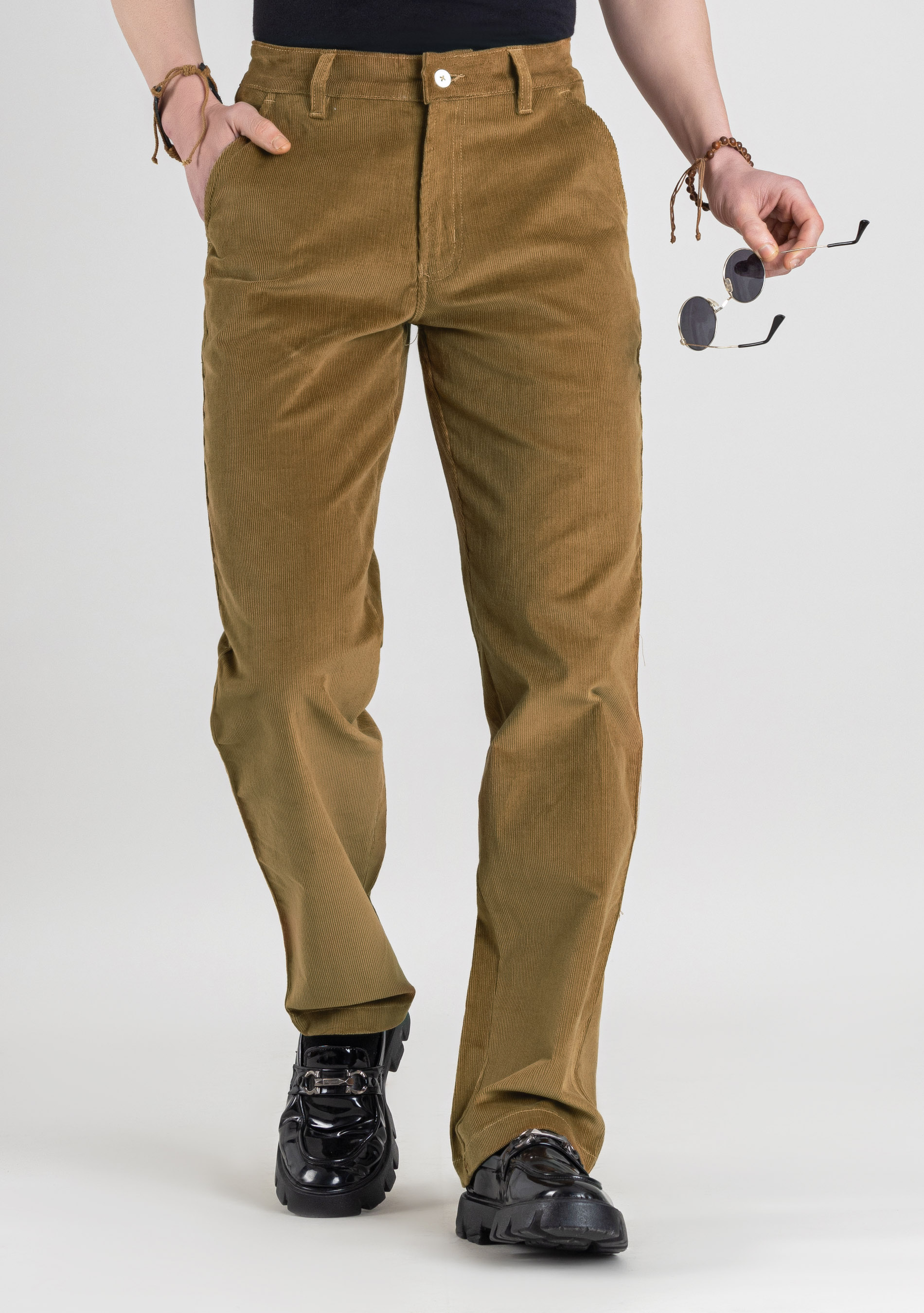 Mouse Regular Fit Men's Casual Corduroy Trousers - Buy Online at Best Price  | Mehar