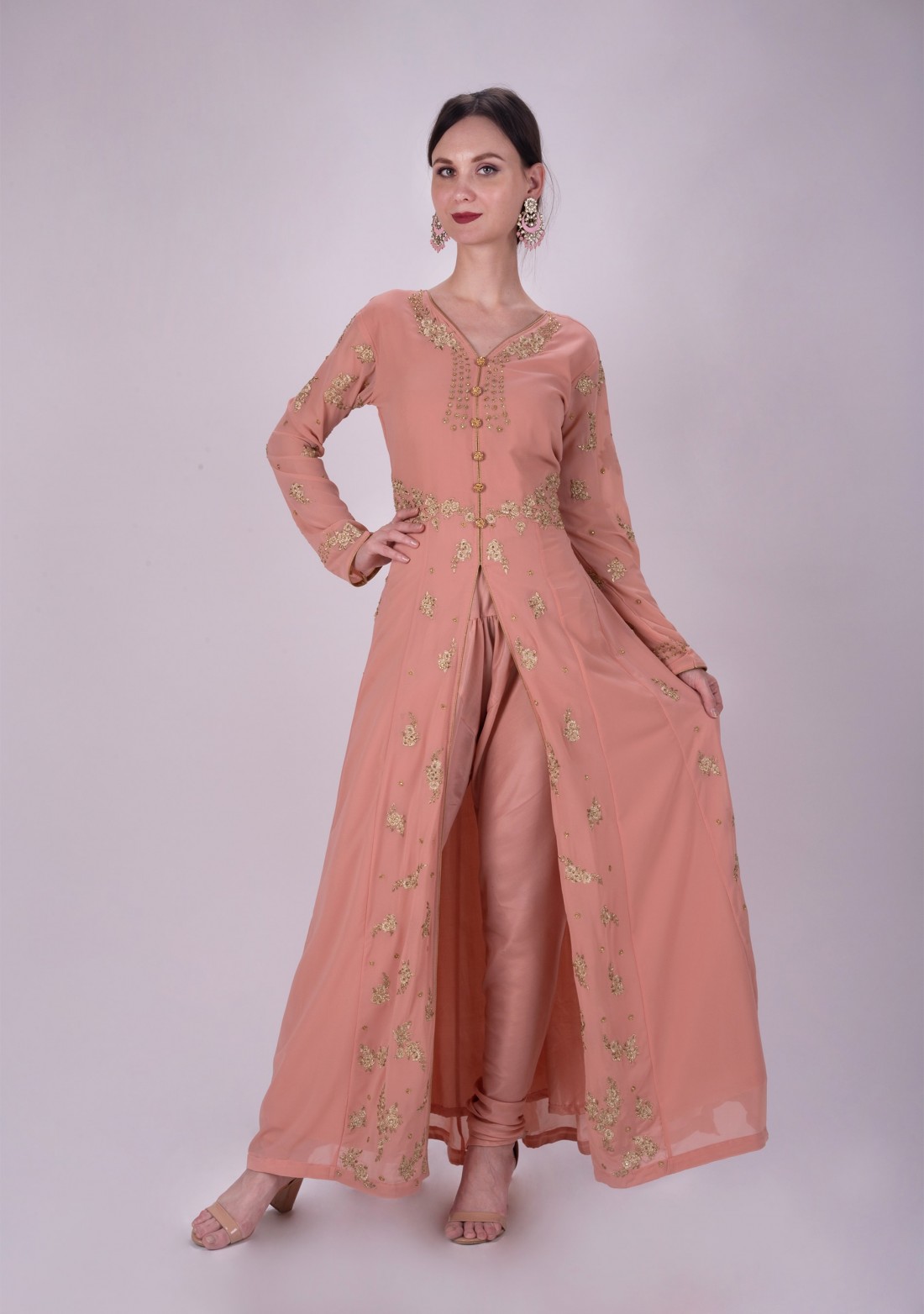 A line anarkali suit hotsell