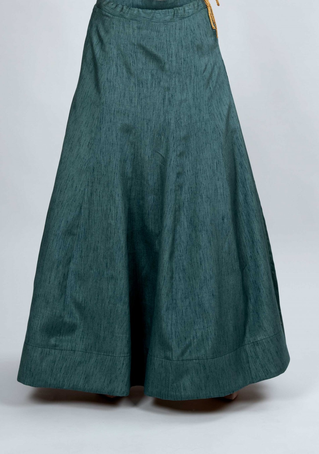 Dark Teal Green Embroidered Party Wear Set