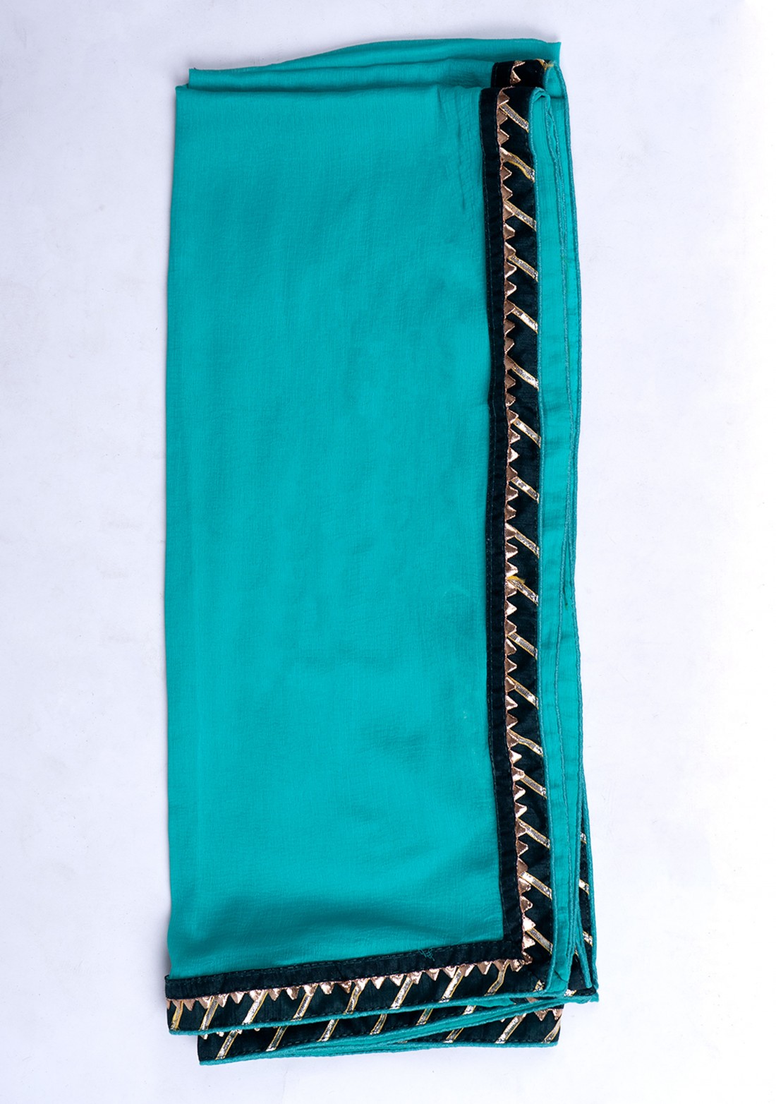 Dark Jade Green and Mint Green Rayon Embroidered Kurta Skirt Set