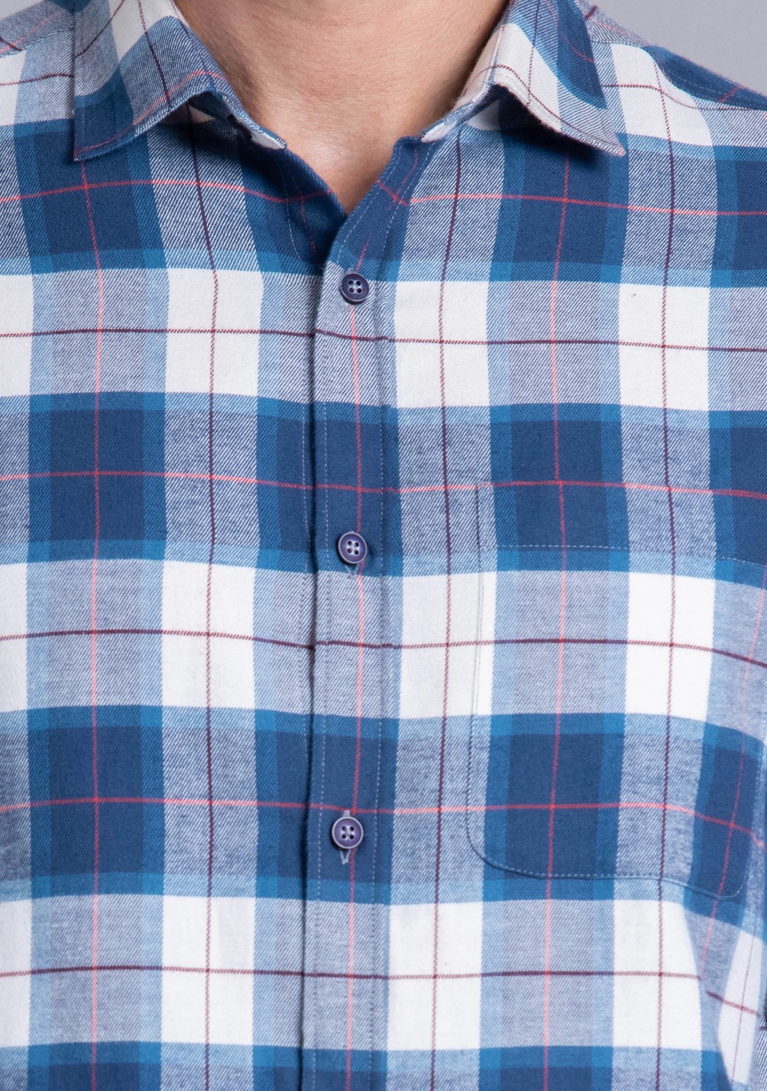 Multicolor check cotton full sleeve casual shirt