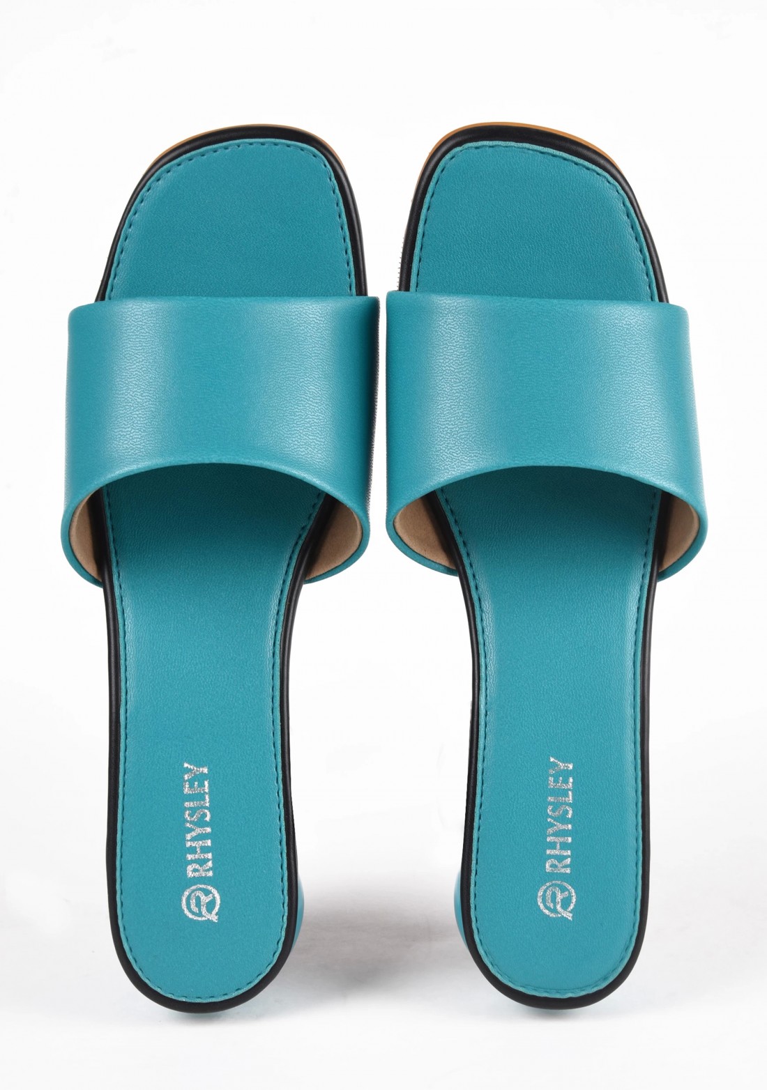 Sea Green Slip-in Ladies Sandals