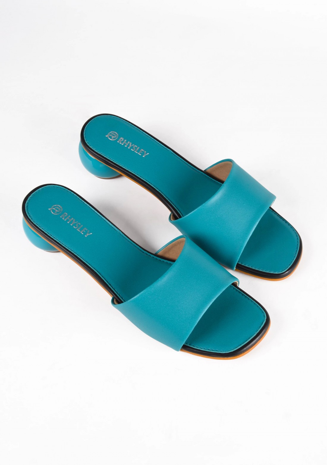 Sea Green Slip-in Ladies Sandals