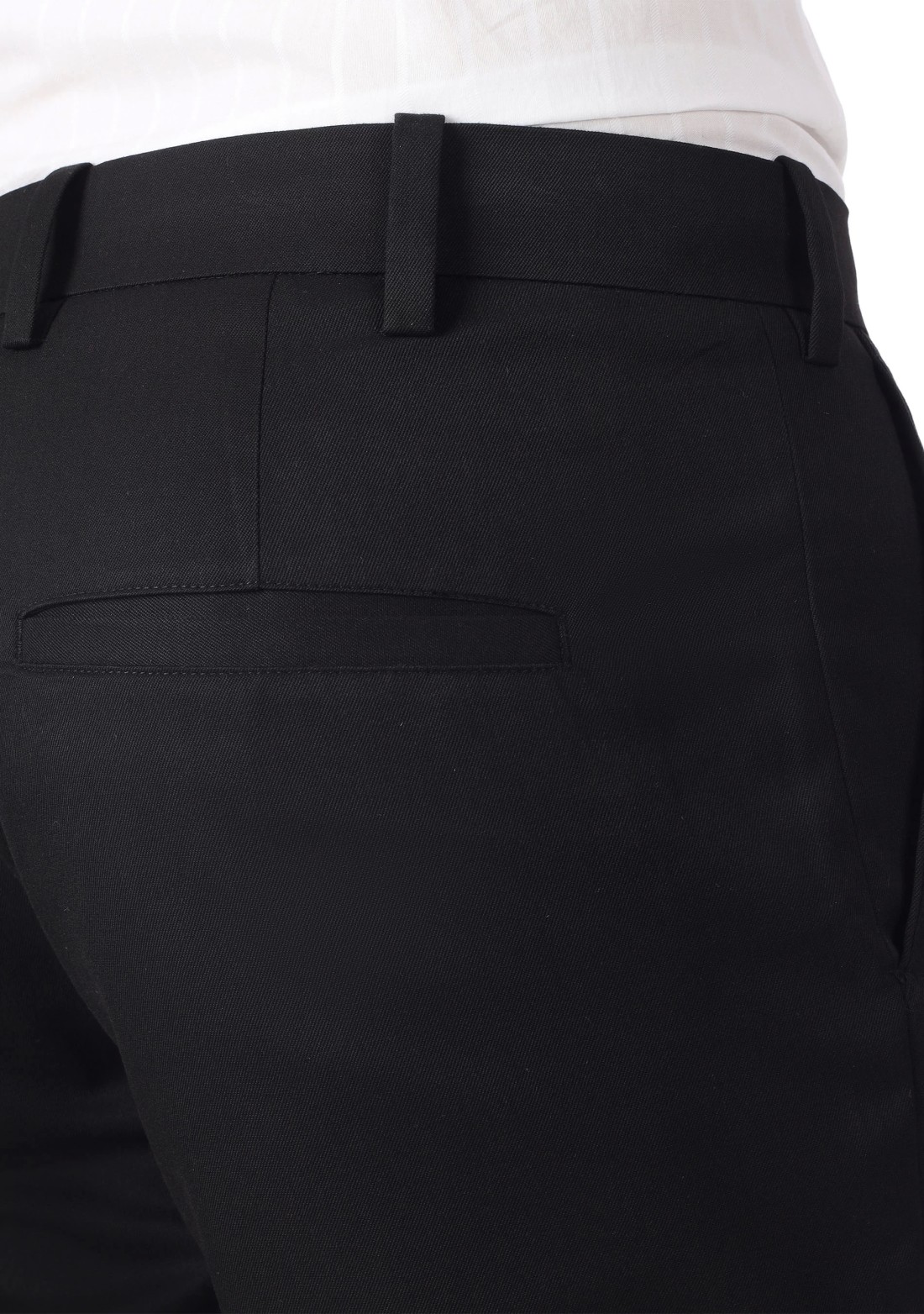 Black Men's Formal Slim Fit Trousers