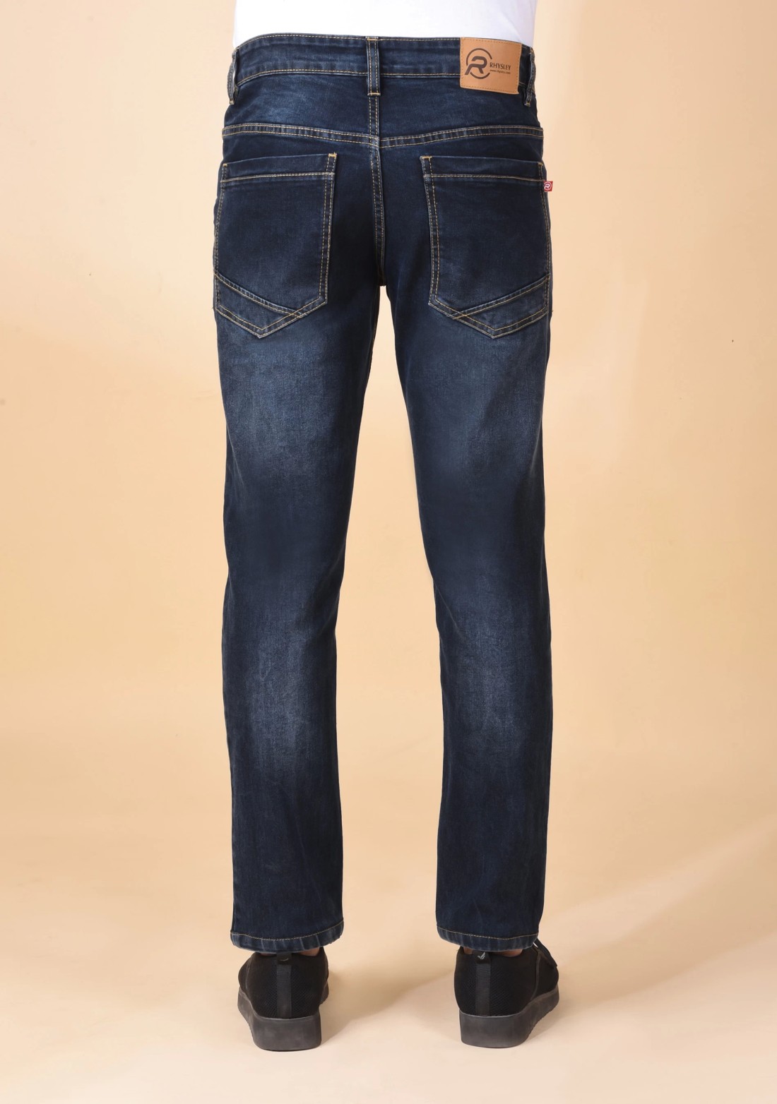 Dark Blue Regular Fit Men's Jeans