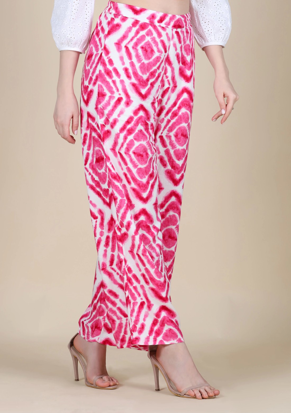 Tie & Dye Rayon Palazzo Pant