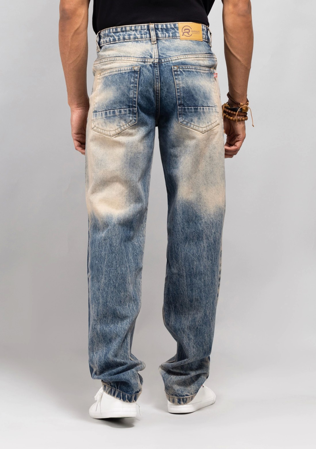 Tinted Blue Comfort Fit men's Fashion Jeans