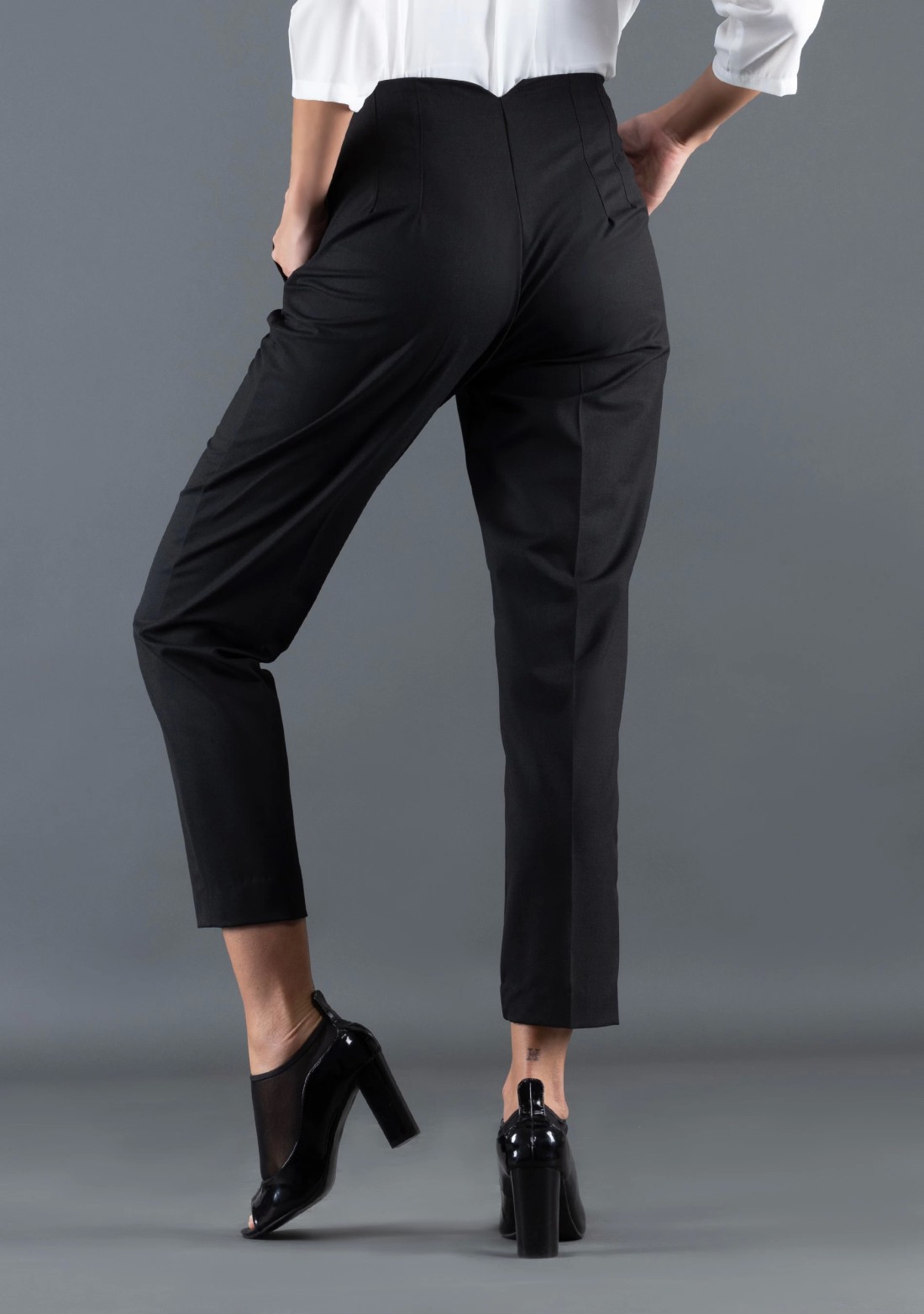 Black Slim Fit Rhysley Women's Trousers