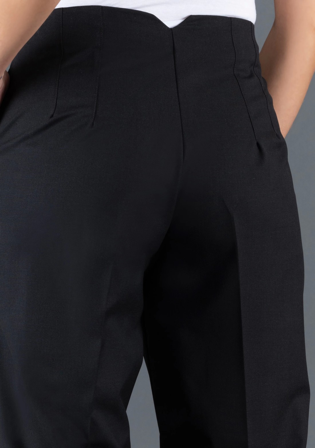 Black Slim Fit Rhysley Women's Trousers