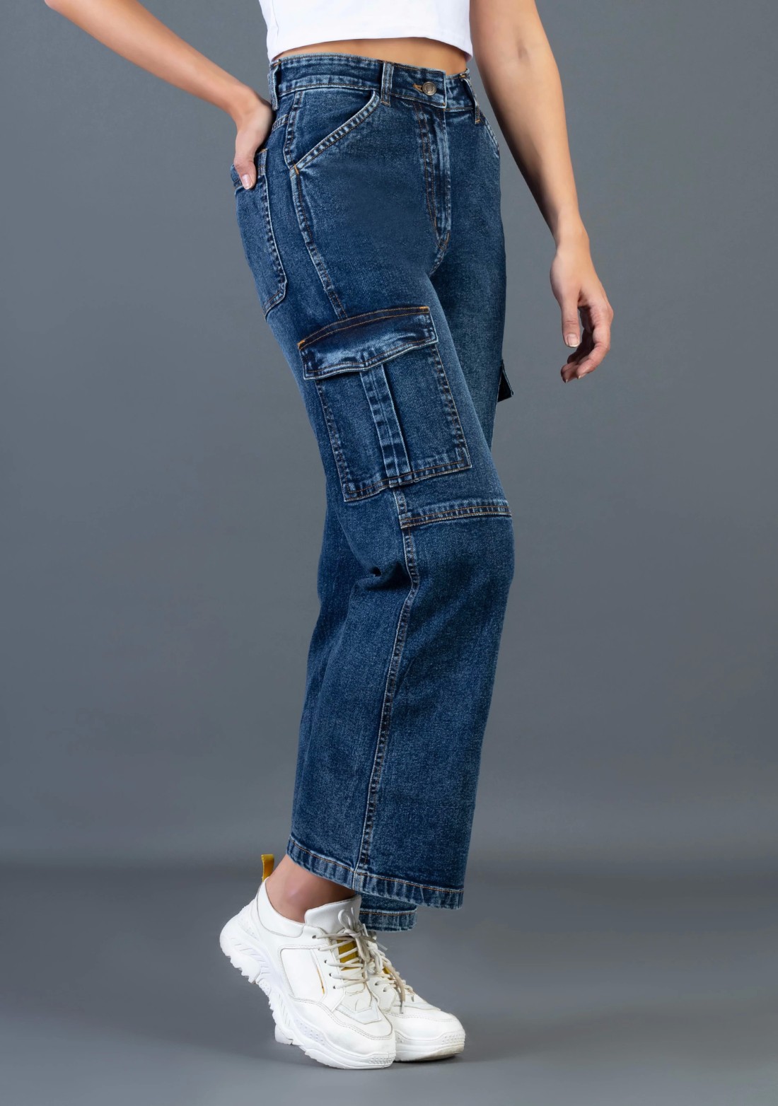 Blue Wide leg Rhysley Women's Jeans