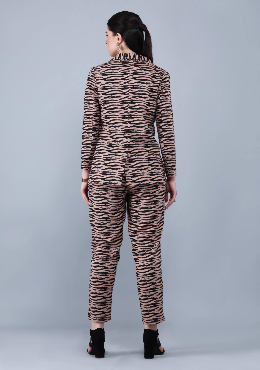 Animal Print Rayon Co-Ord Set