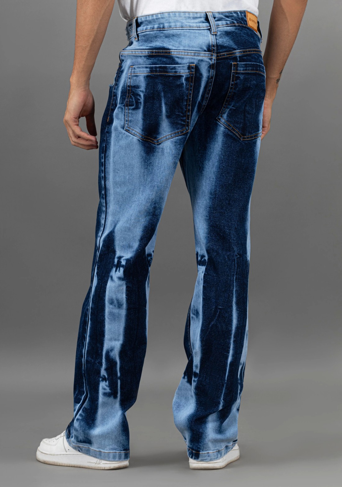 Blue Boot Cut Rhysley Men's Fashion Jeans