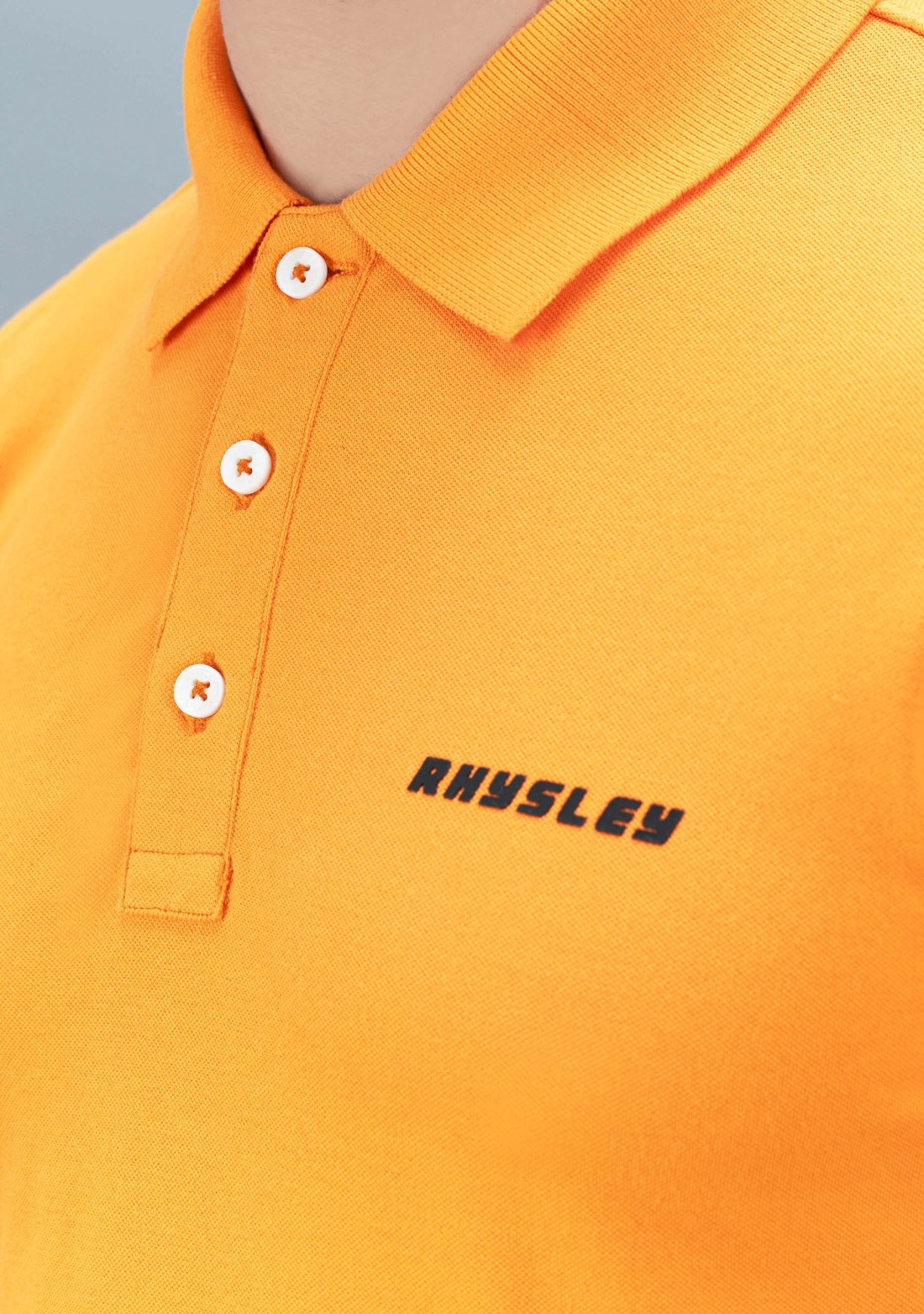 Orange Regular Fit Rhysley Men's Polo T-Shirt