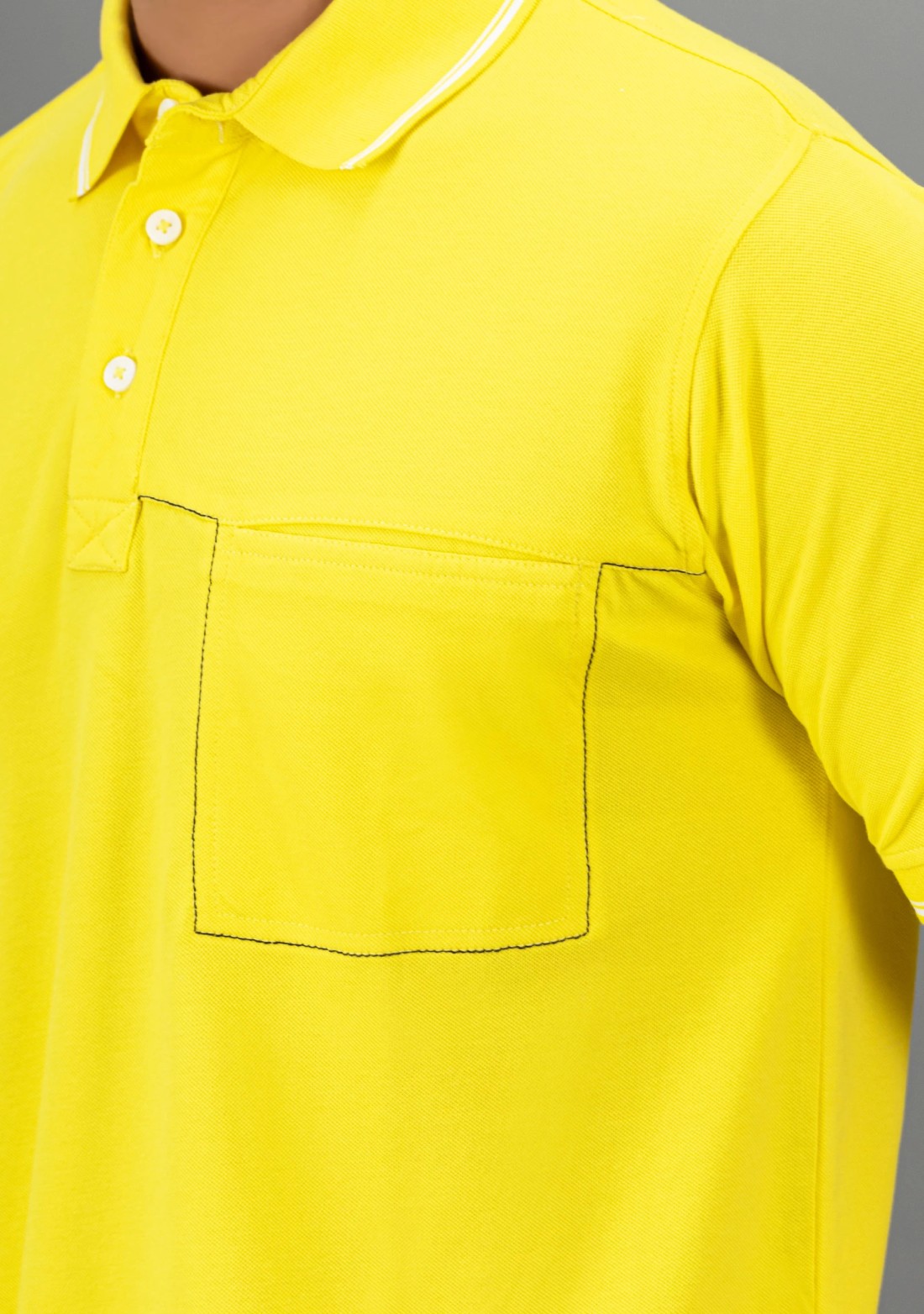 Yellow Regular Fit Rhysley Men's Polo T-Shirt