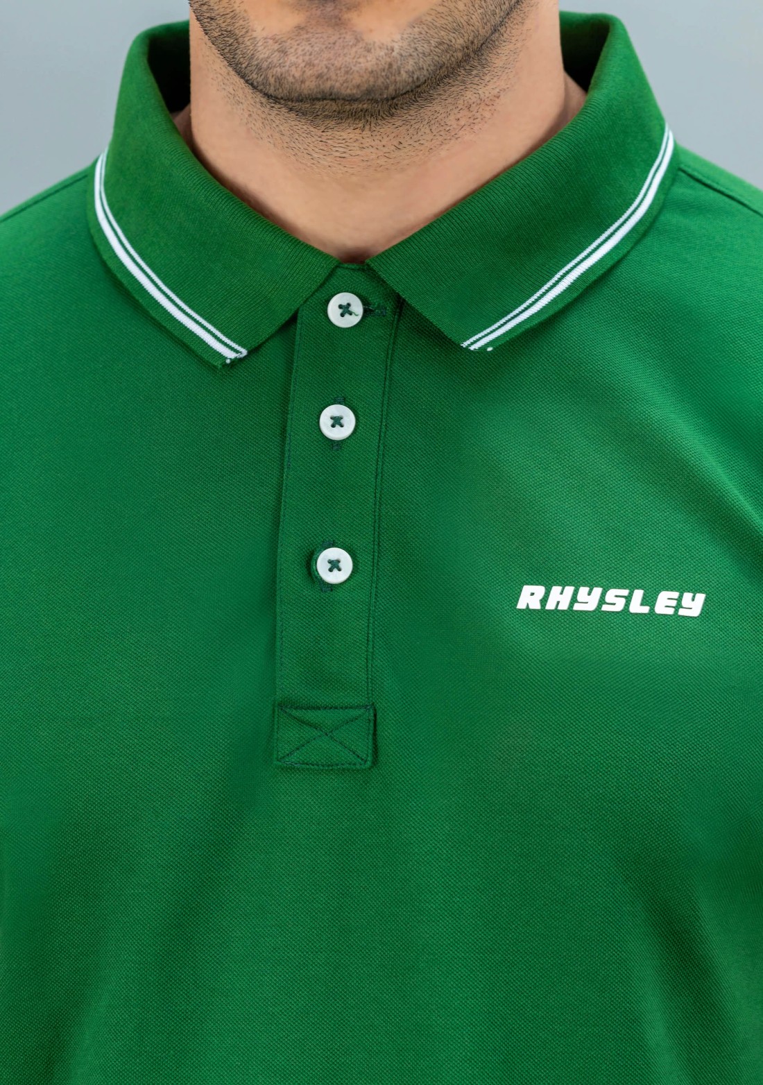 Green Regular Fit Rhysley Men's Polo T-Shirt