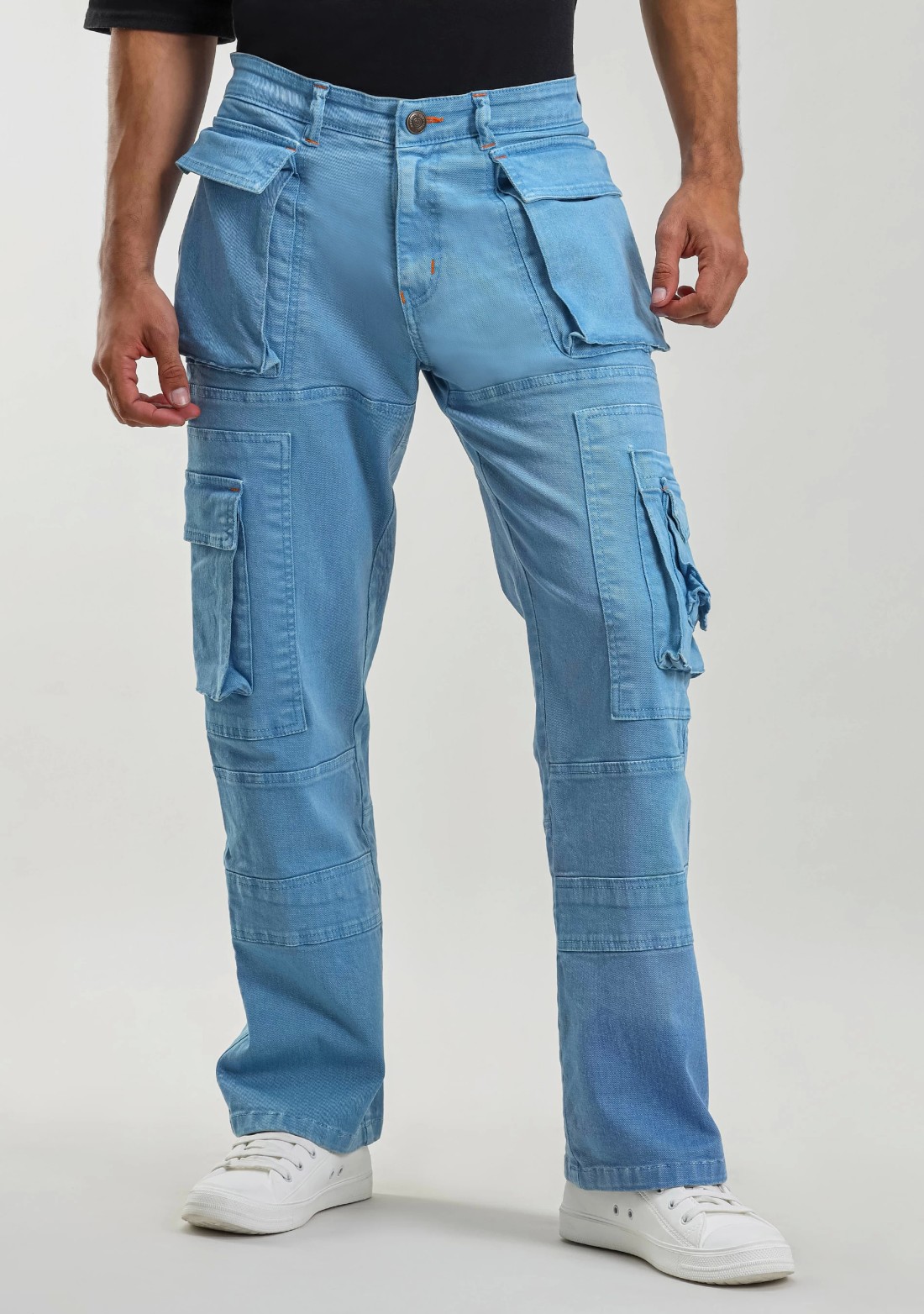 Caroline Blue Straight Fit Men’s Fashion Jeans