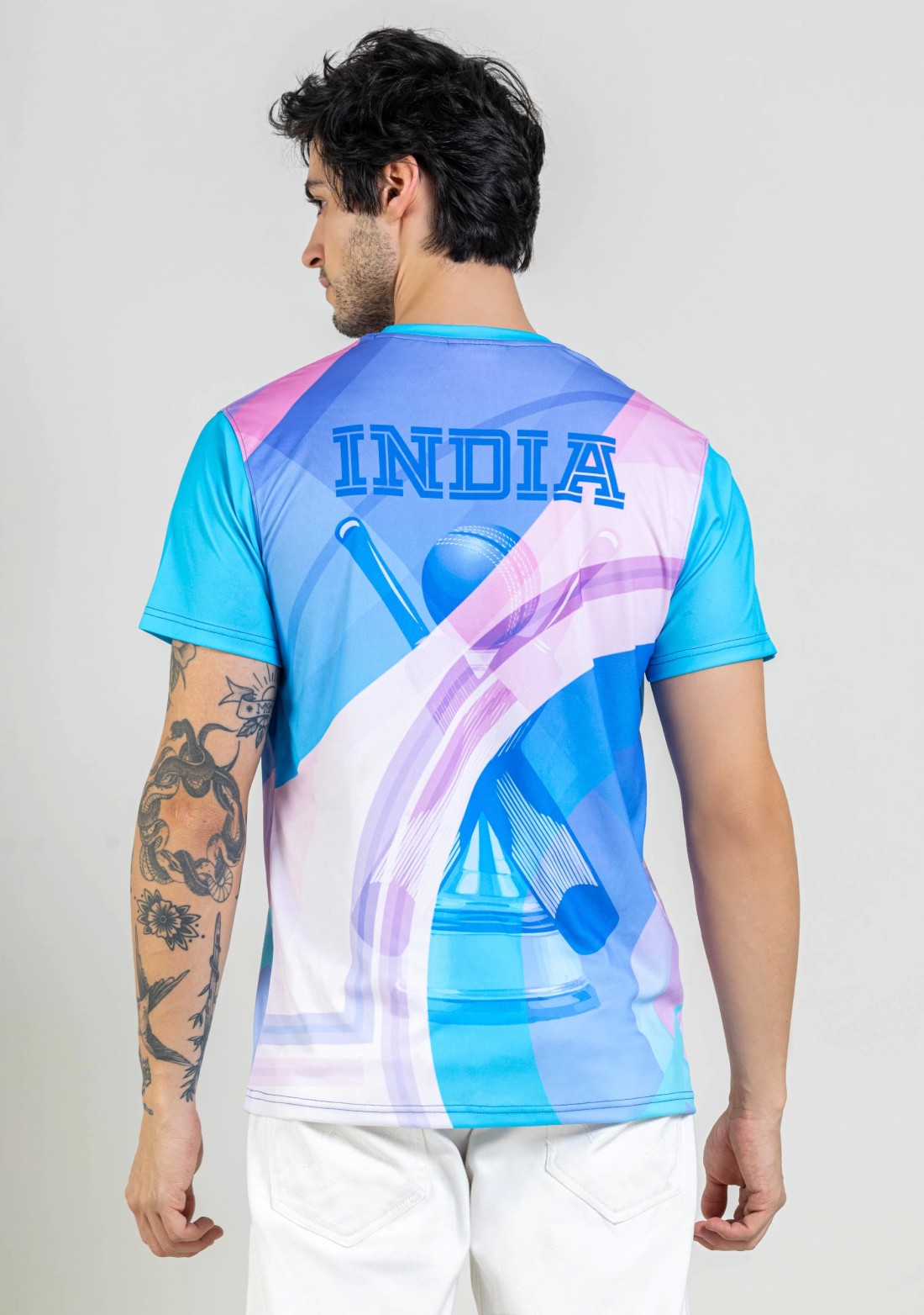 Cricket World Cup Sky Blue Men's Jersey