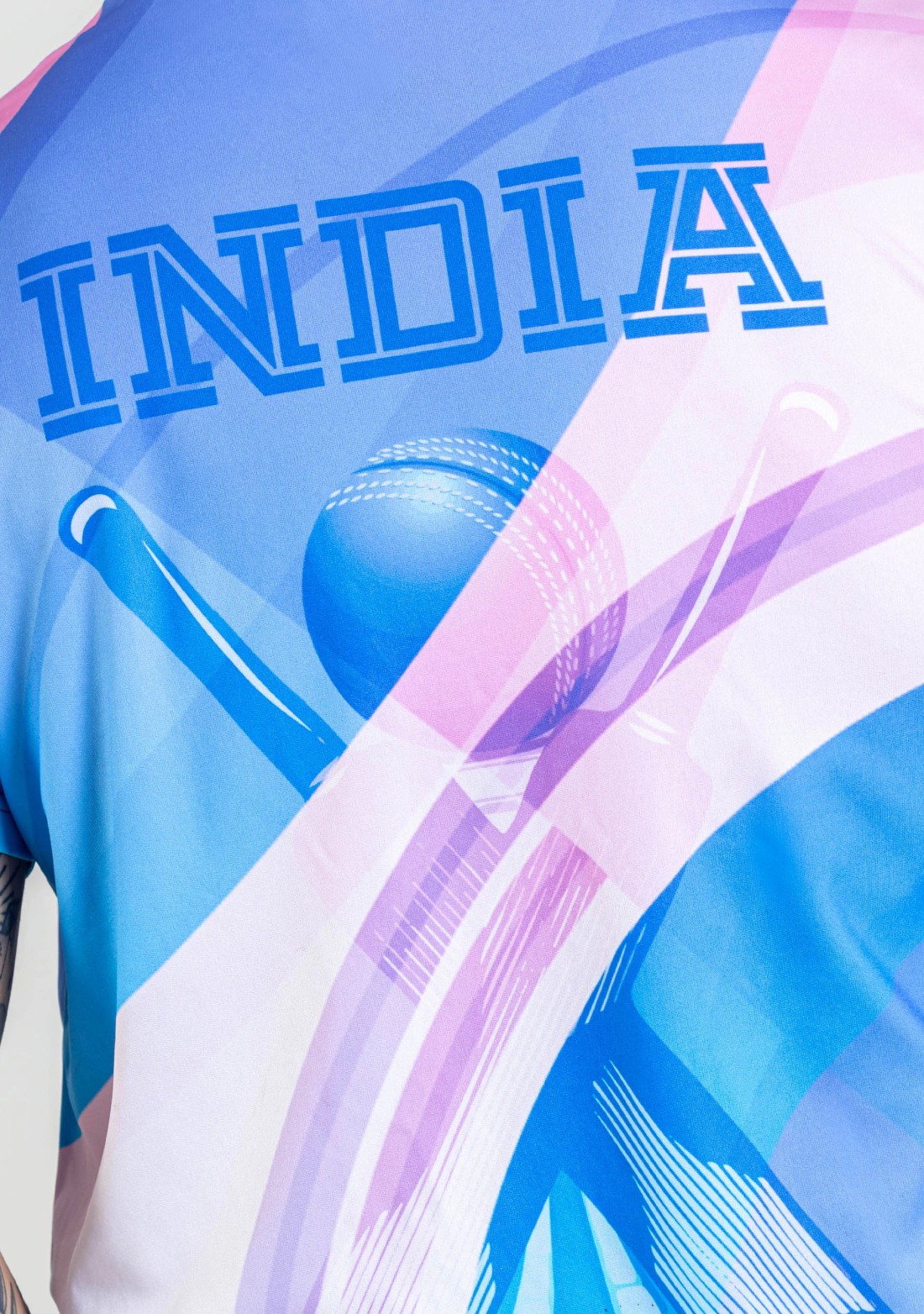 Cricket World Cup Sky Blue Men's Jersey