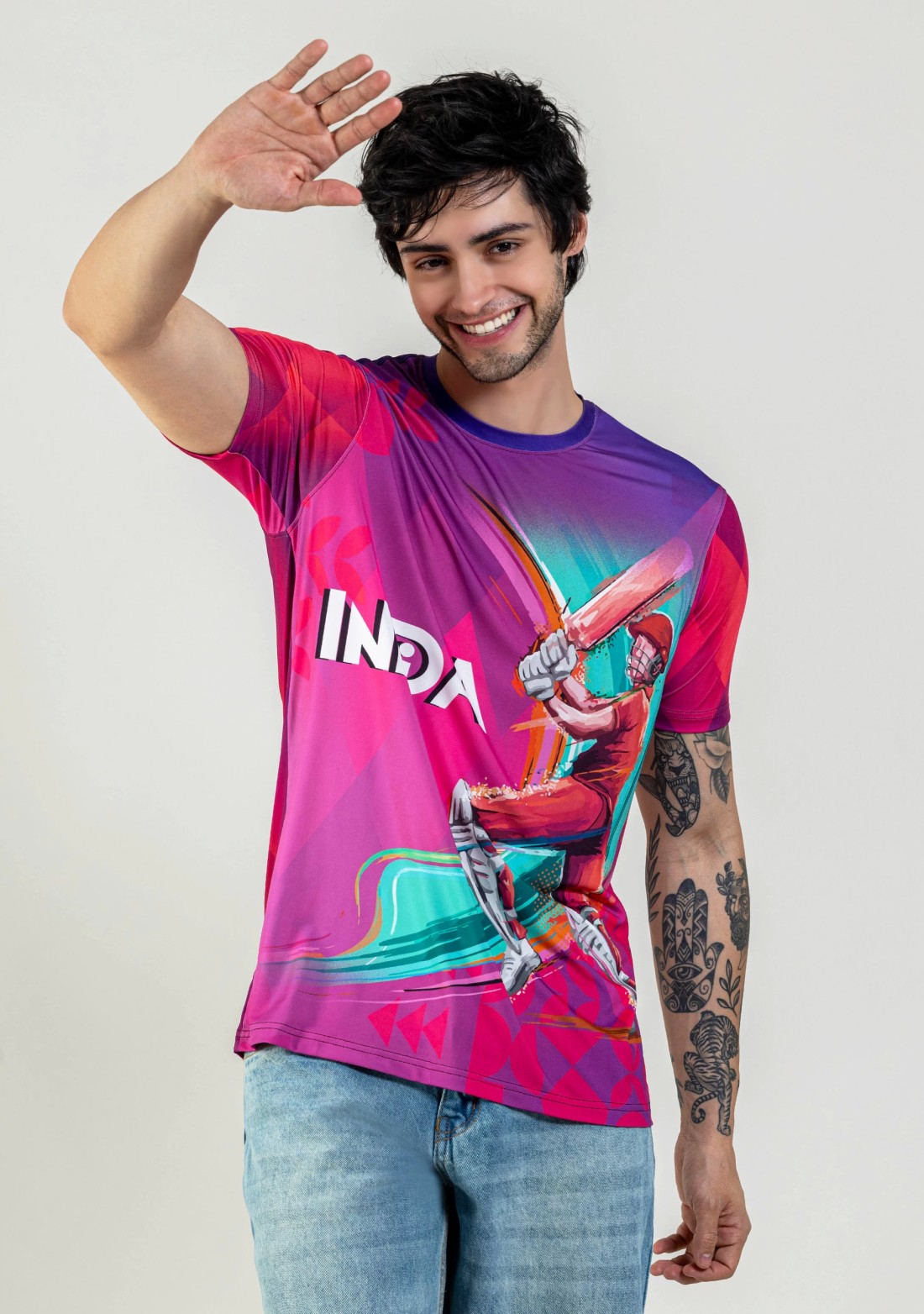 Cricket World Cup Magenta Men's Jersey