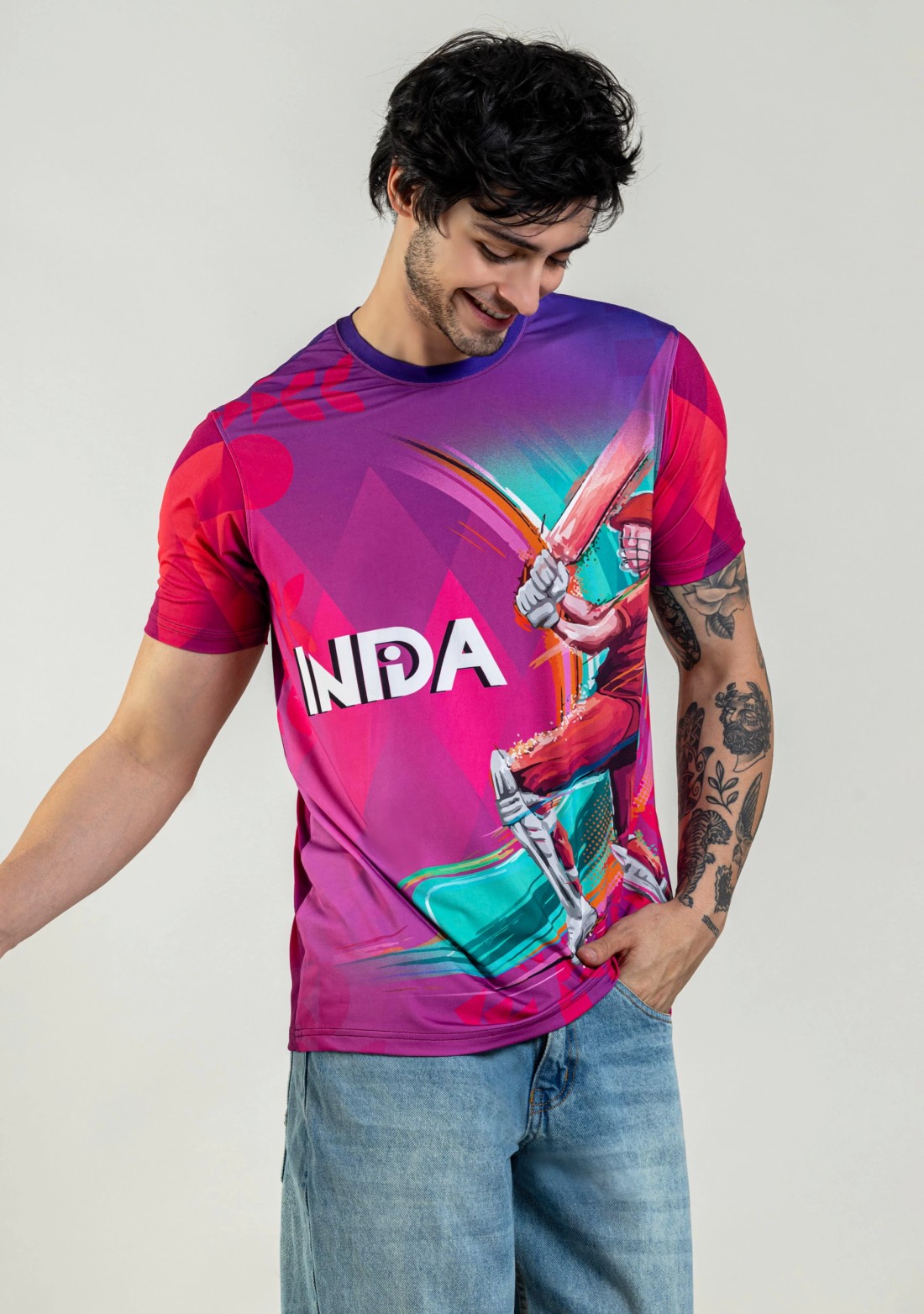 Cricket World Cup Magenta Men's Jersey