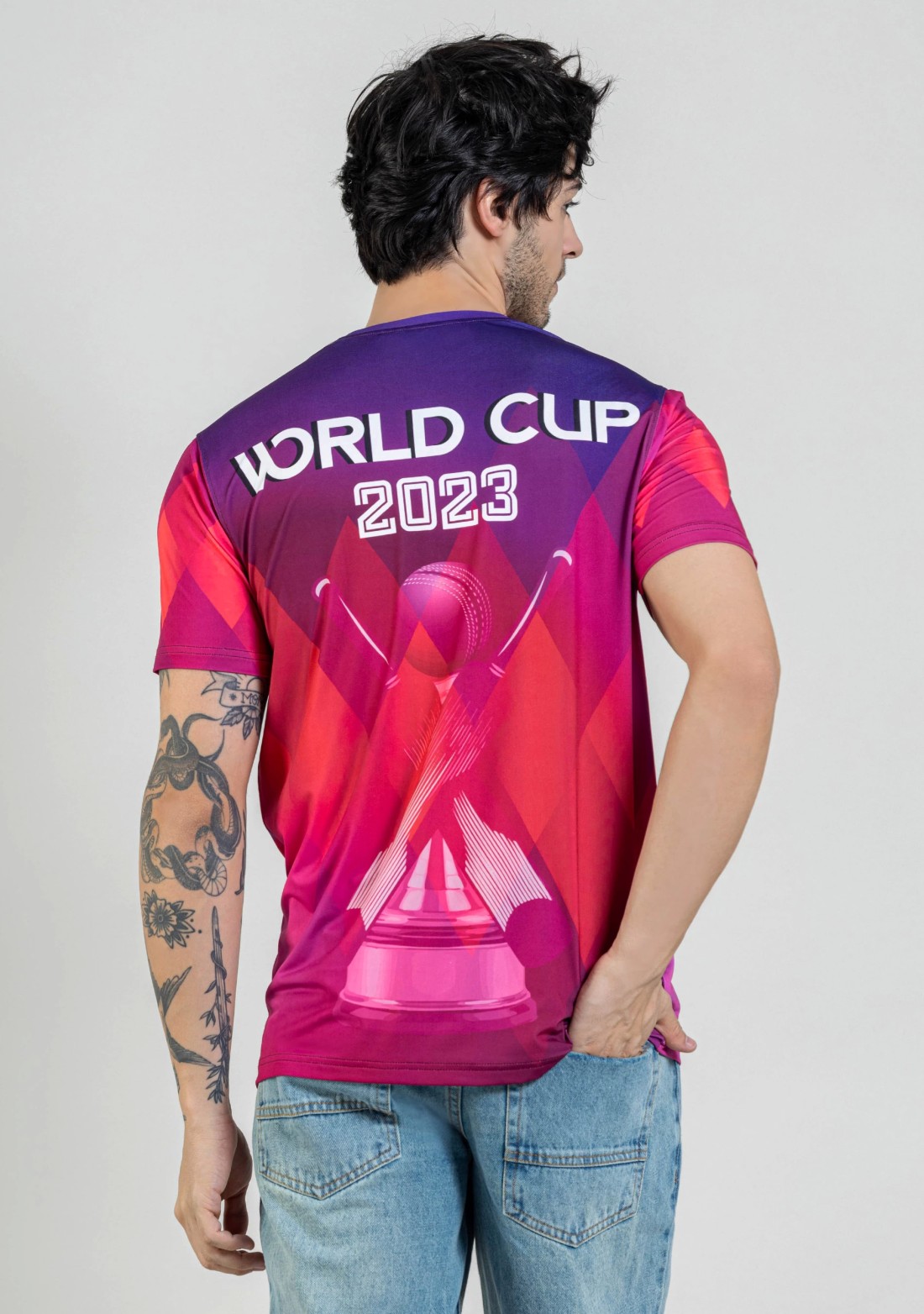 Cricket World Cup Magenta Men's Jersey