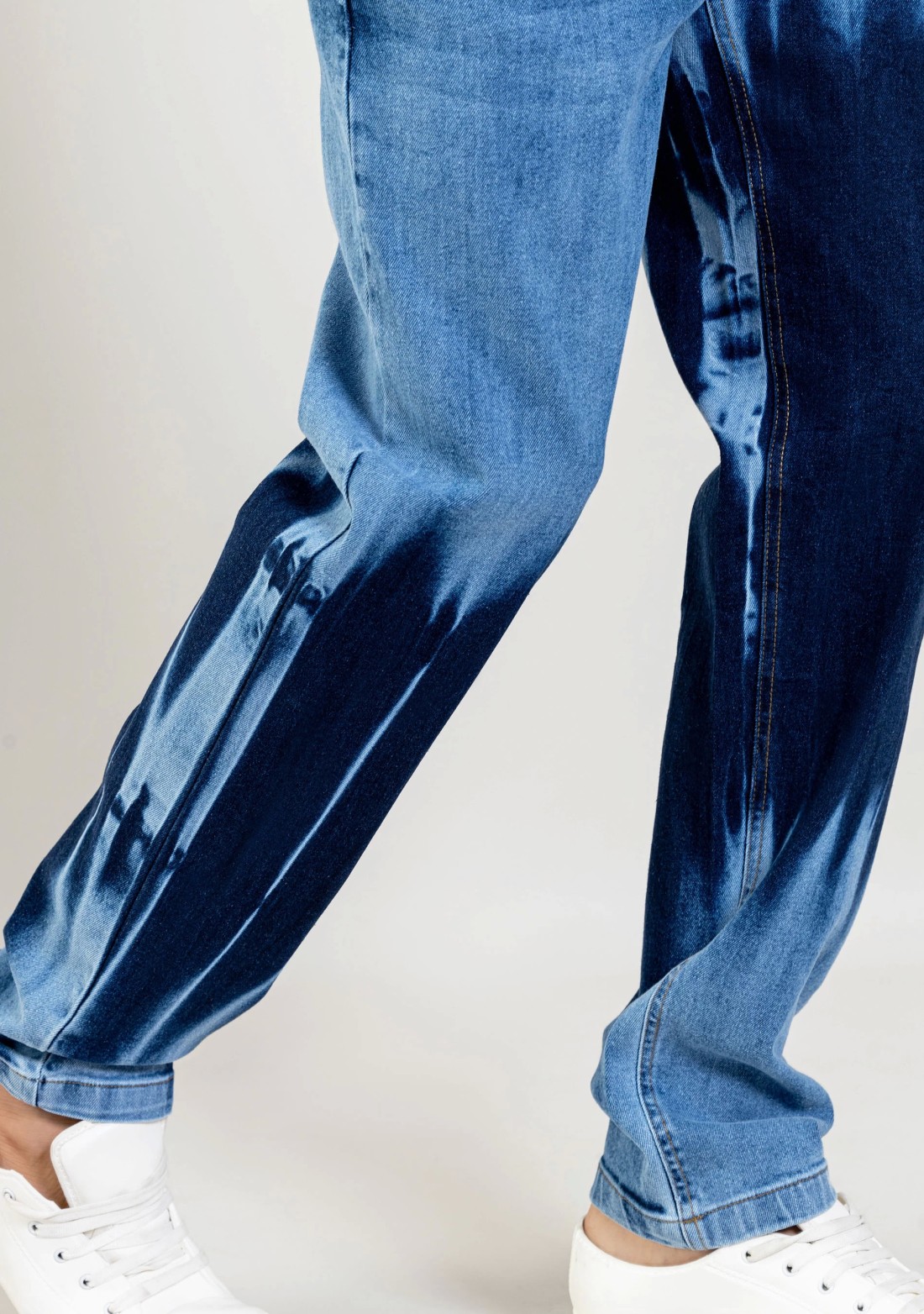 Blue Tie and Dye Regular Fit Men's Jeans