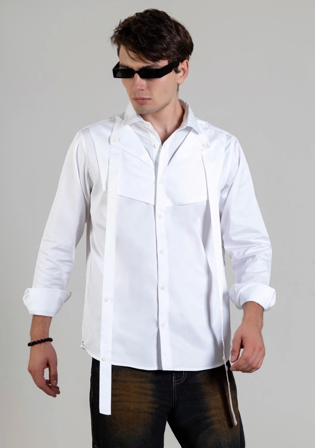 White Regular Fit Men's Fashion Shirt