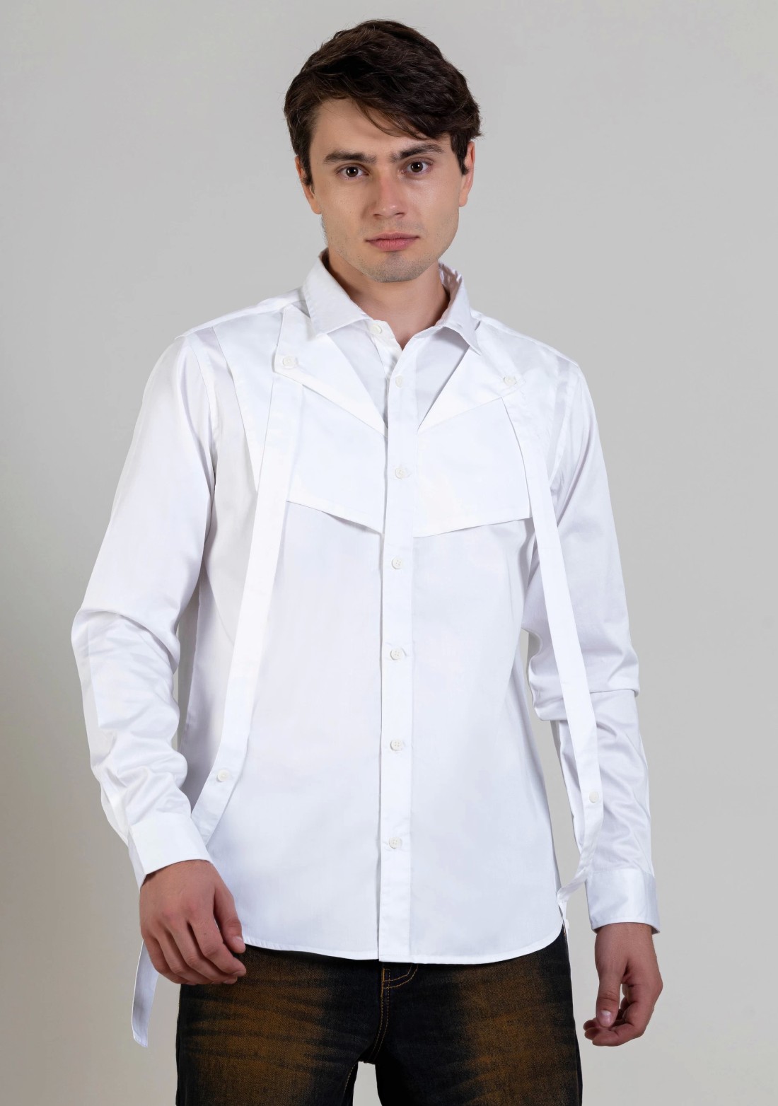 White Regular Fit Men's Fashion Shirt