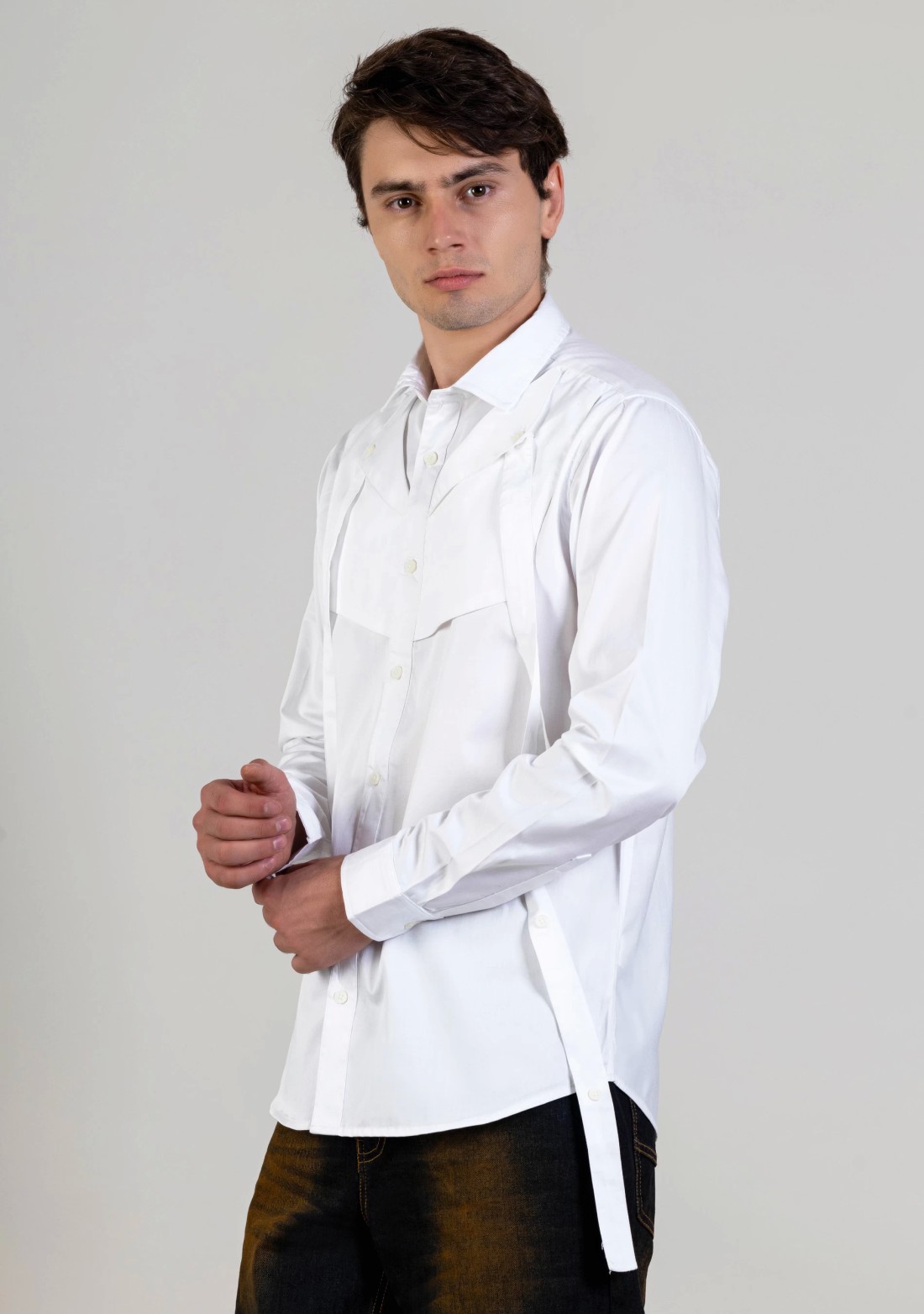 White Regular Fit Men's Fashion Shirt