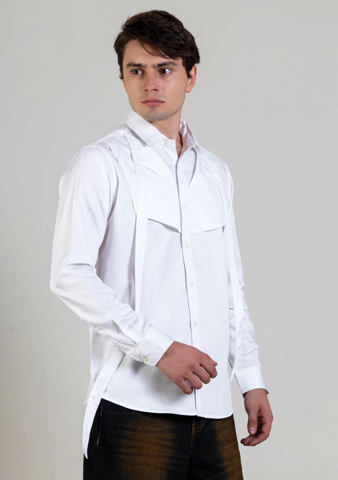 White Regular Fit Men's Fashion Shirt