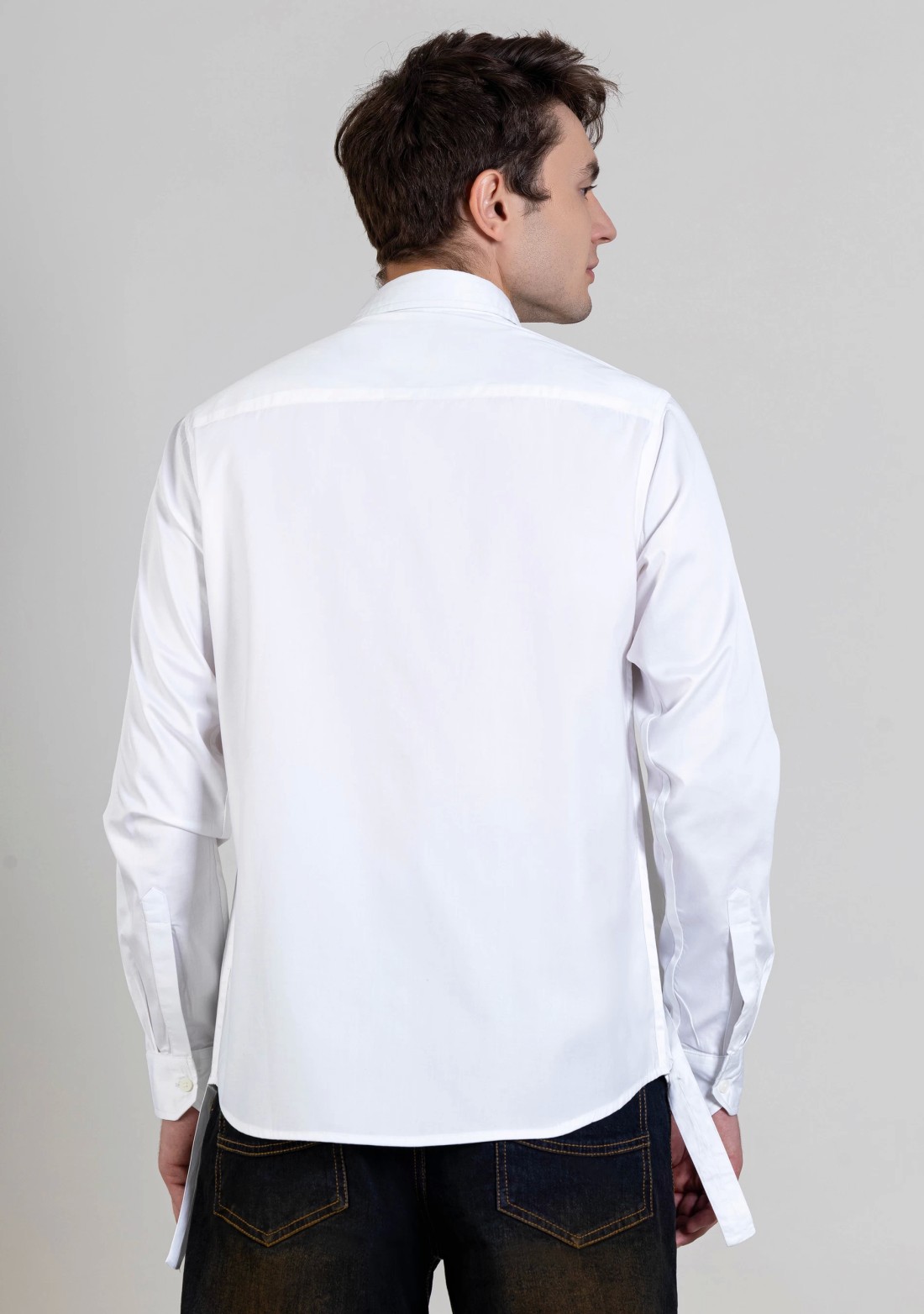 White Regular Fit Men's Fashion Shirt