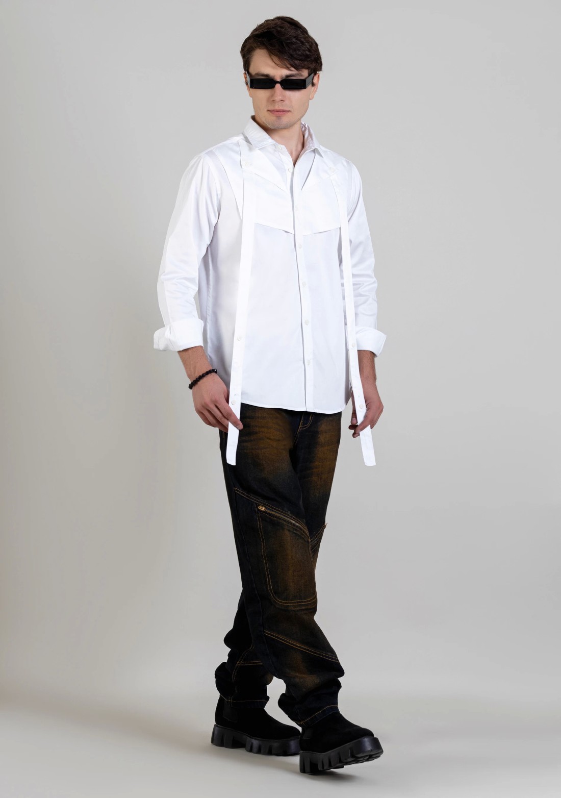 White Regular Fit Men's Fashion Shirt