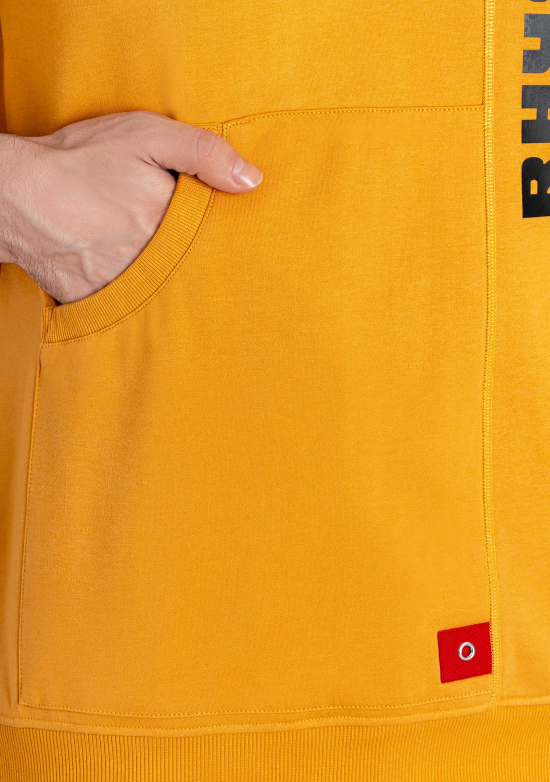 Mango Yellow Regular Fit Men's Sweatshirt