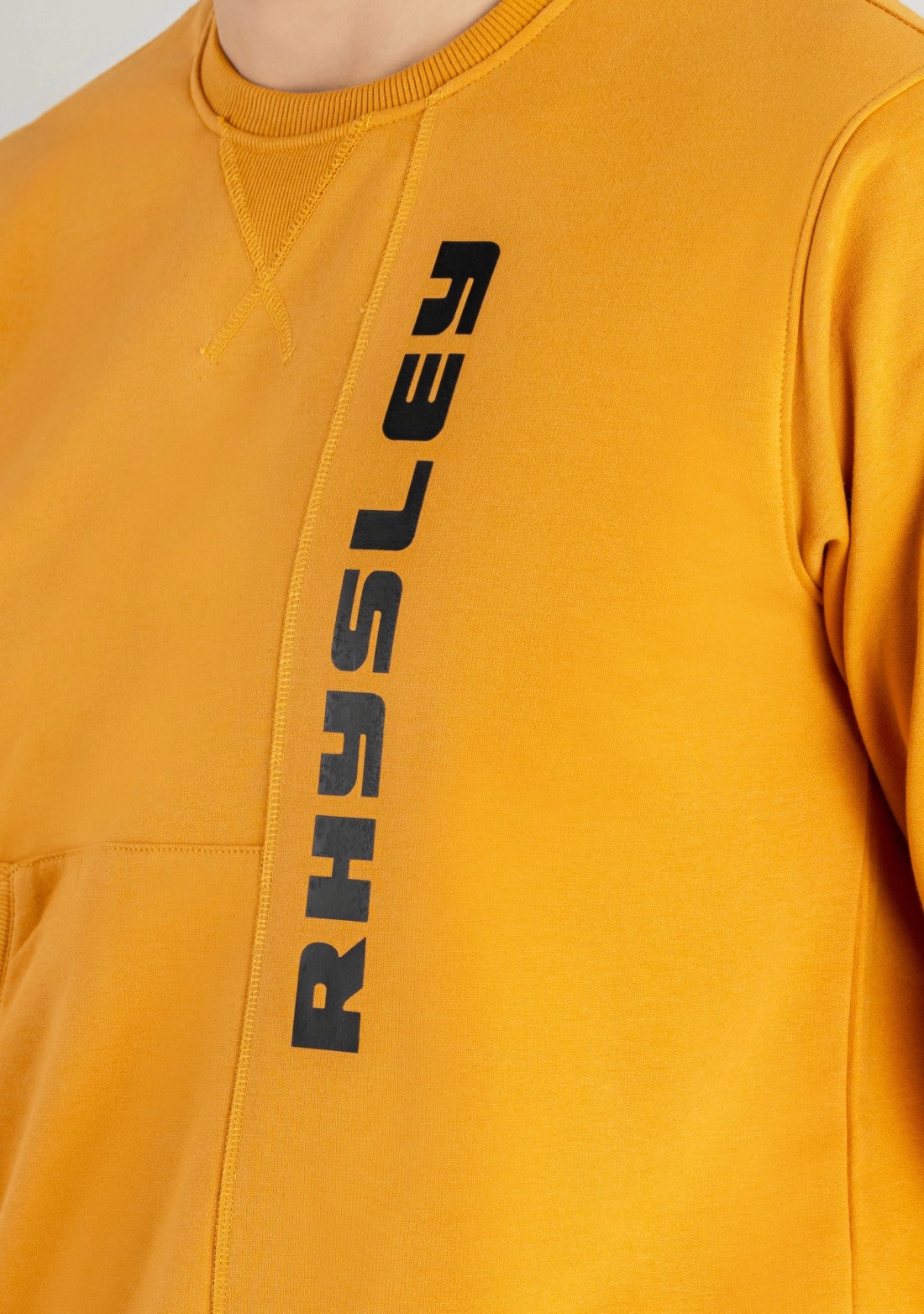 Mango Yellow Regular Fit Men's Sweatshirt