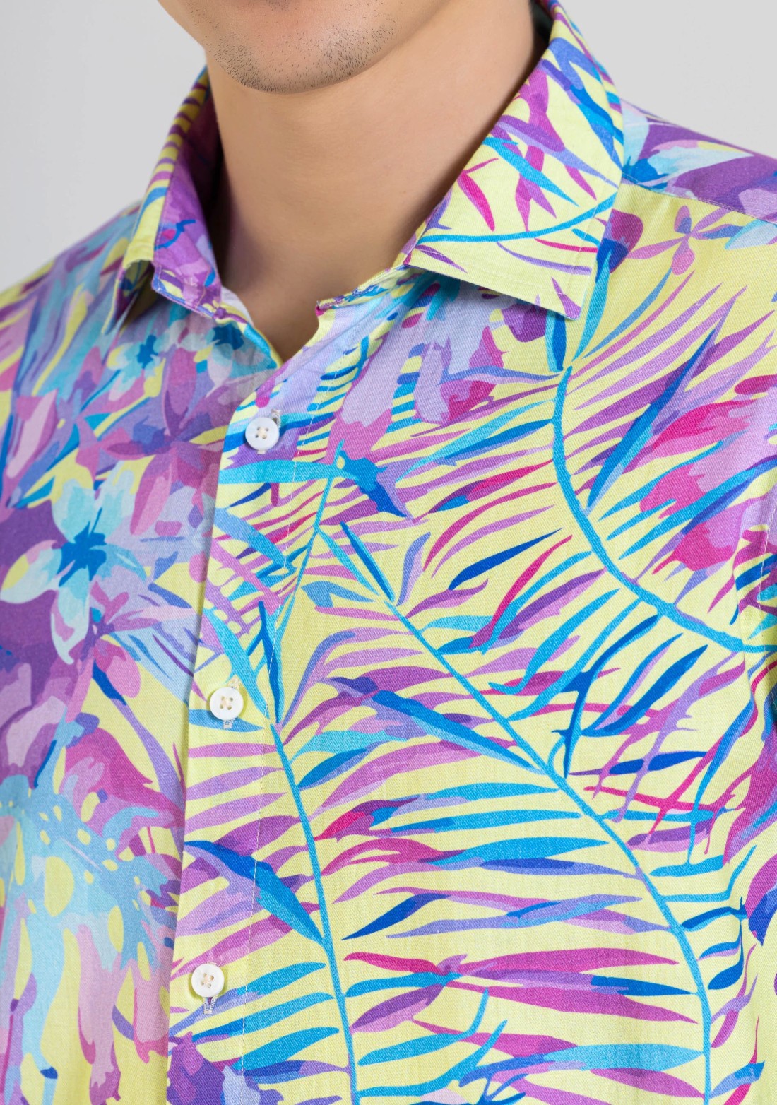 Multi-colour  Regular Fit Men's Casual  Printed  Shirt