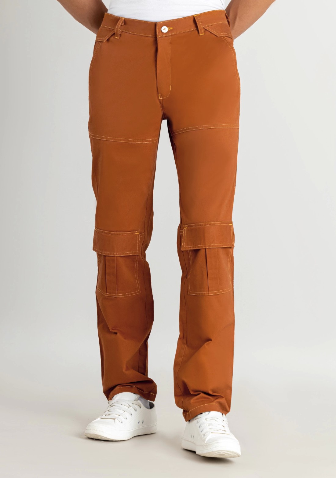 Cinnamon Regular Fit Men's Cotton Casual Trousers