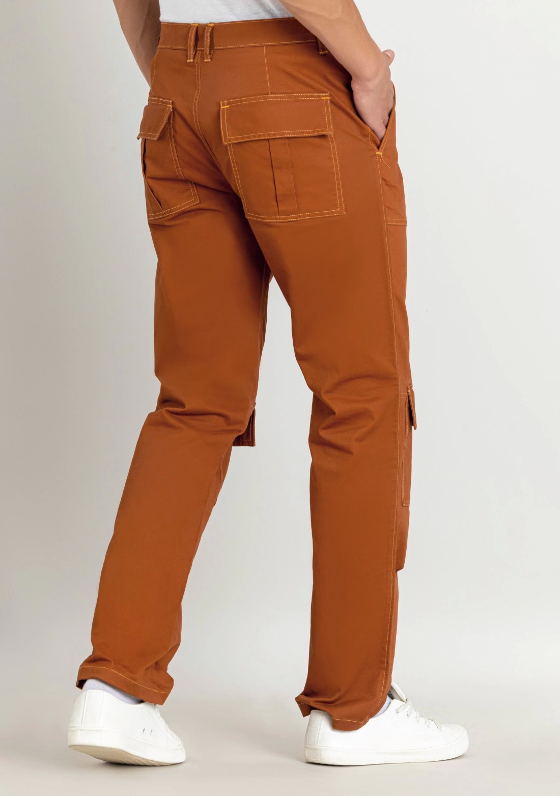 Cinnamon Regular Fit Men's Cotton Casual Trousers