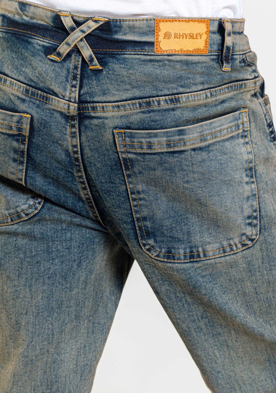 Two Tone Boot Cut Men's Fashion Jeans