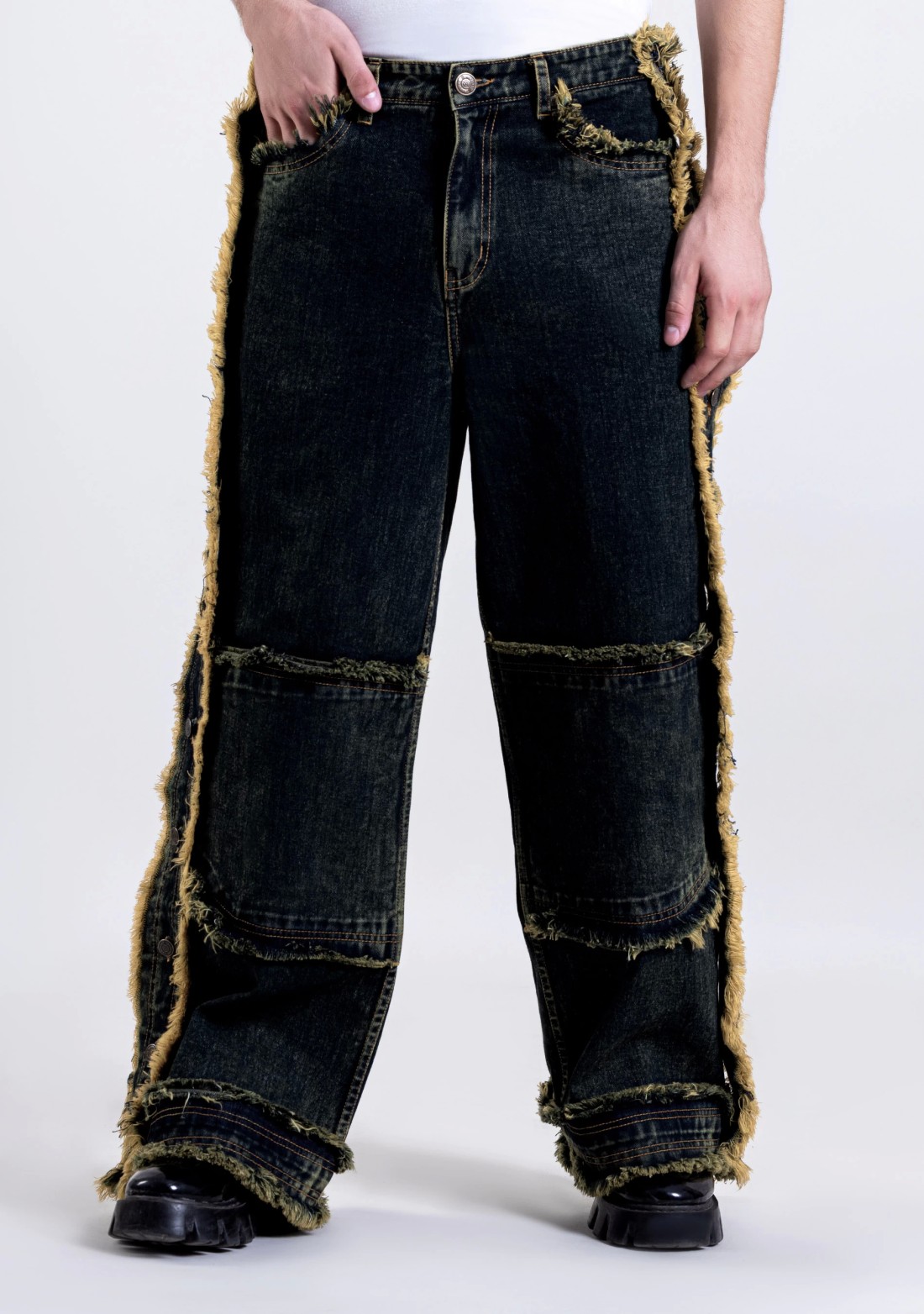 Blue Wide Leg Men's Ultra Fashion Jeans