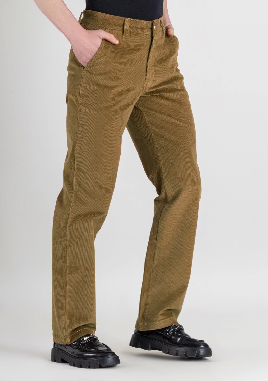 Mouse Regular Fit Men’s Casual Corduroy Trousers