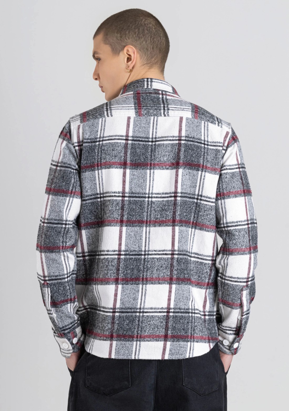 Multi Colour Regular Fit Men's Winter Flannel Check Shirt