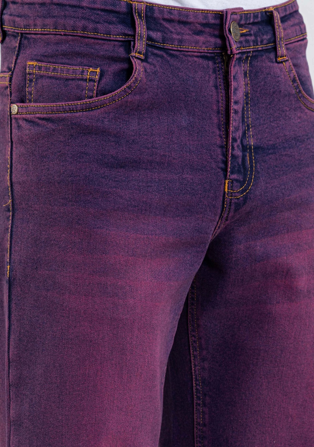 Dark Orchid Boot Cut Men's Fashion Jeans