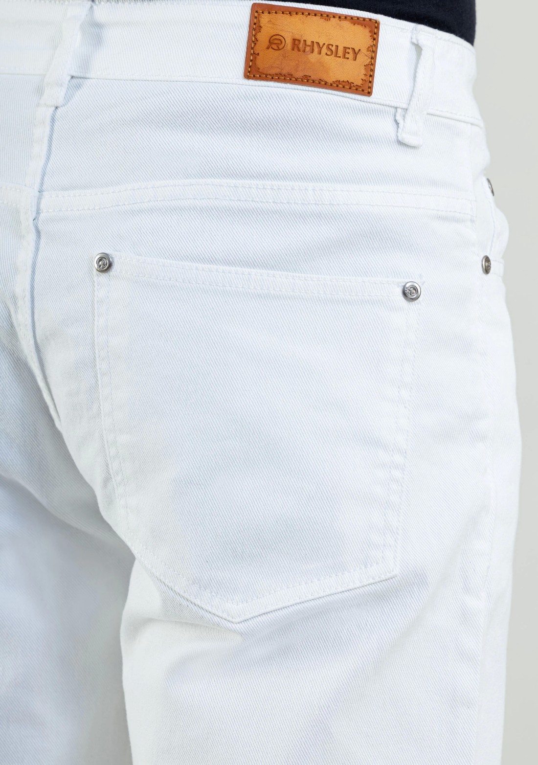 White Regular Fit Men's Jeans