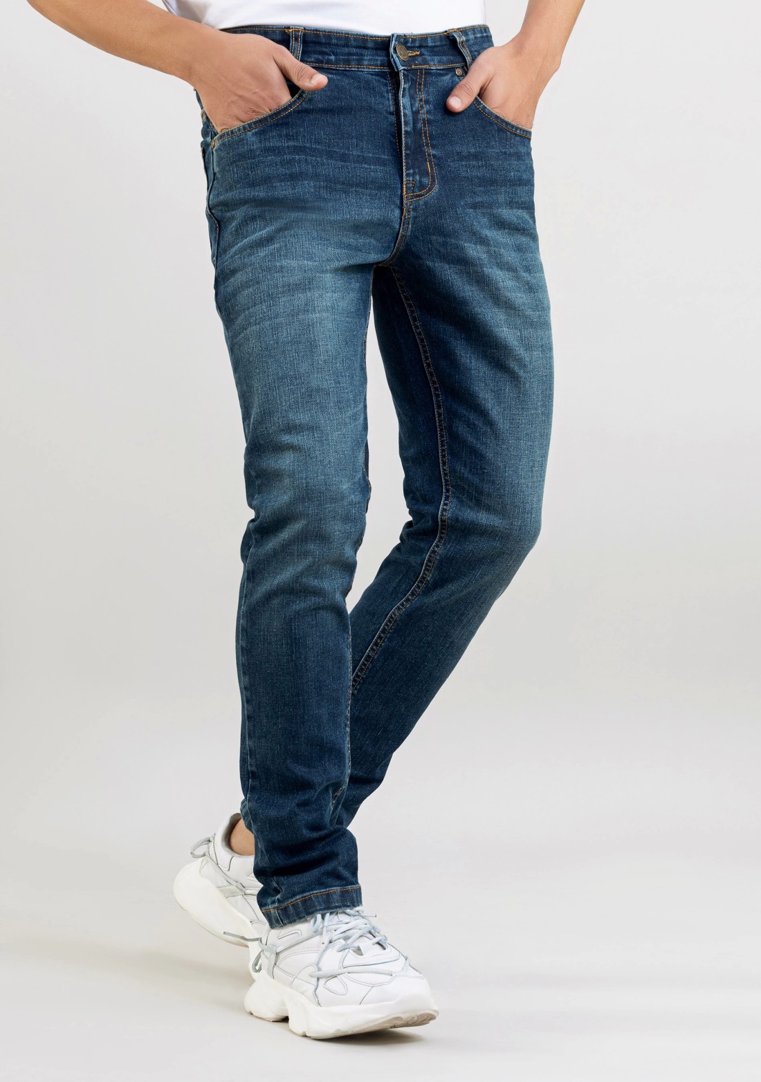 Blue Slim Fit Men's Jeans