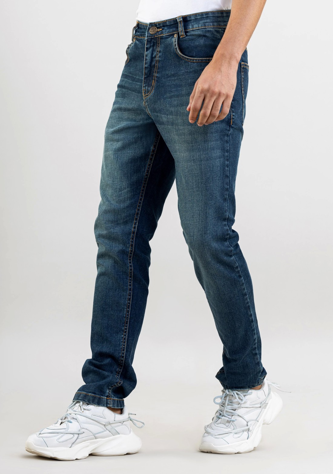 Blue Slim Fit Men's Jeans