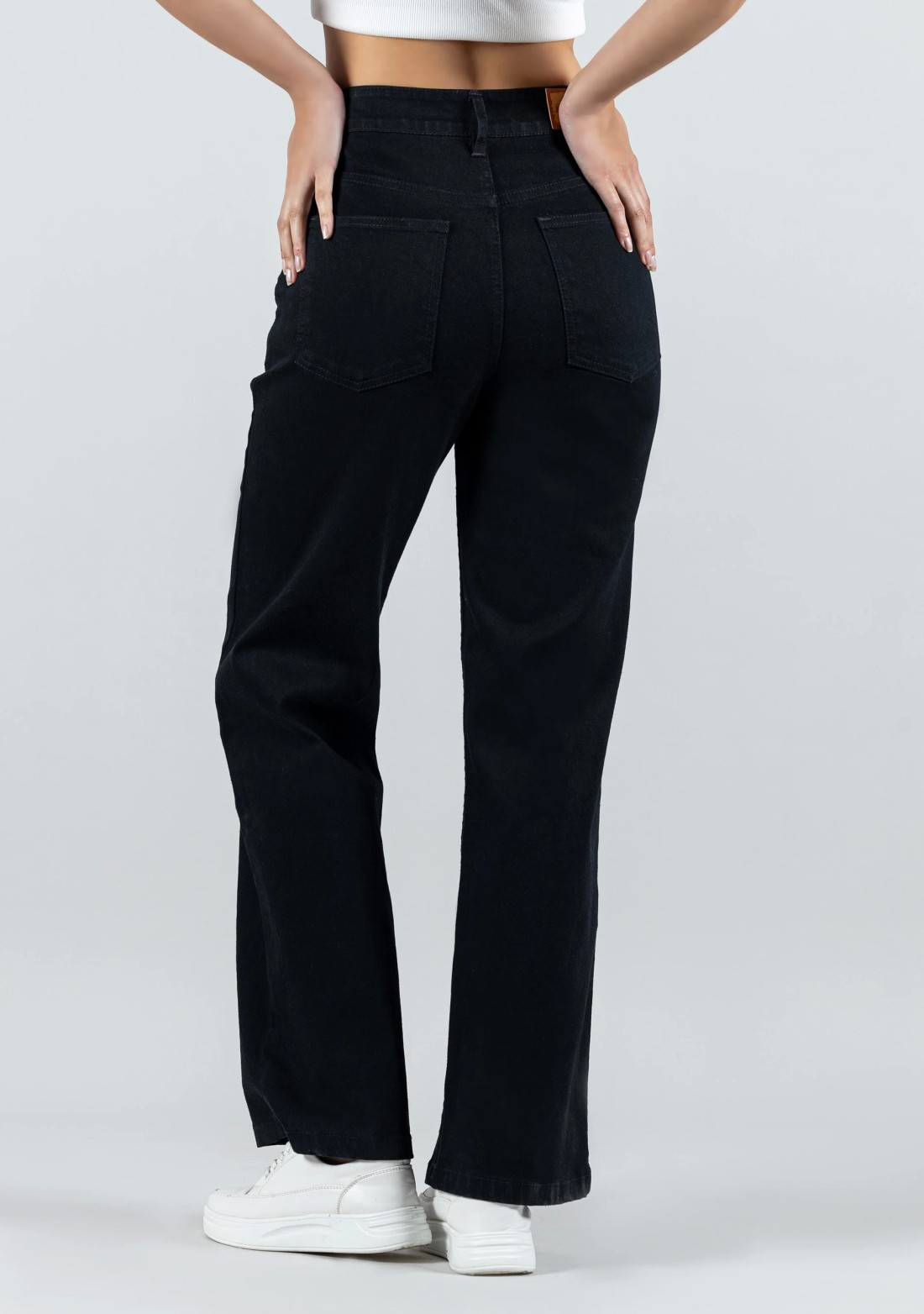 Black Wide Leg Women's Jeans