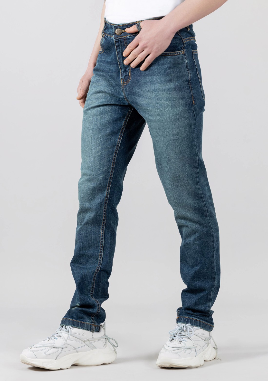 Blue Narrow Fit Men's Jeans