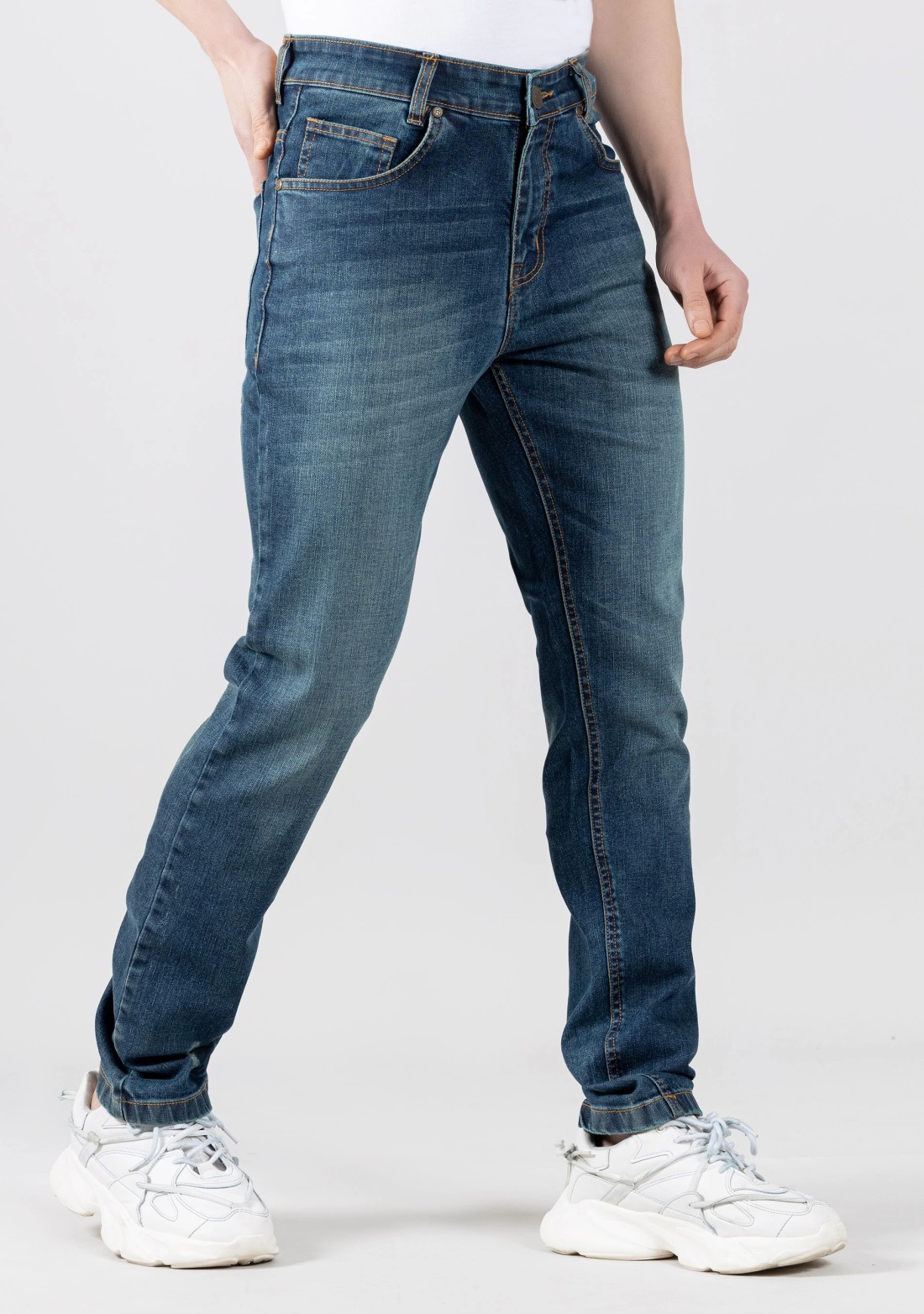 Blue Narrow Fit Men's Jeans