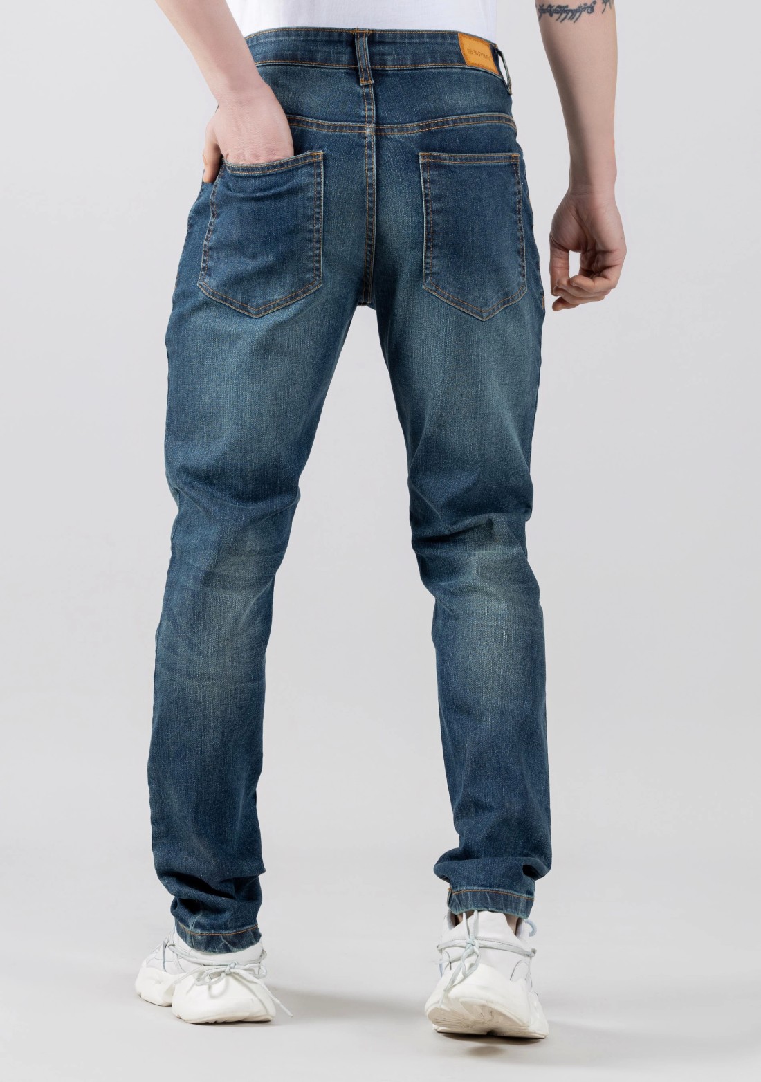 Blue Narrow Fit Men's Jeans