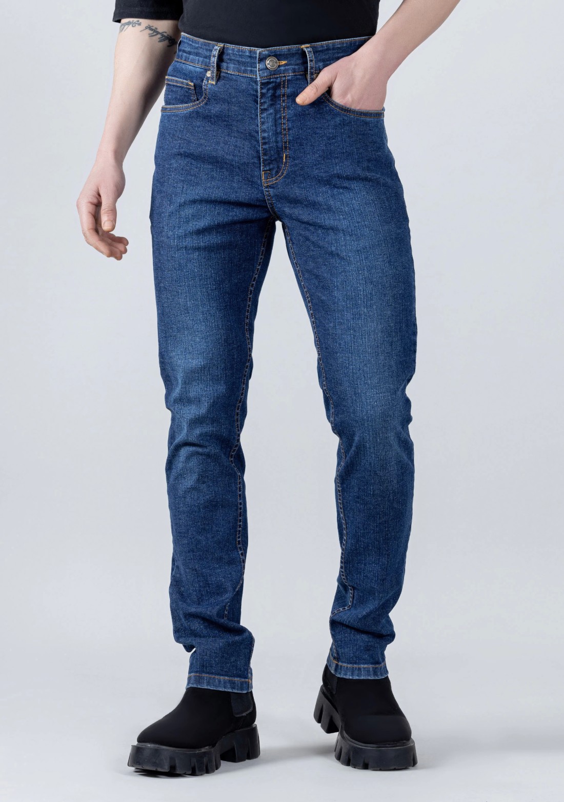 Blue Slim Fit Men's Jeans